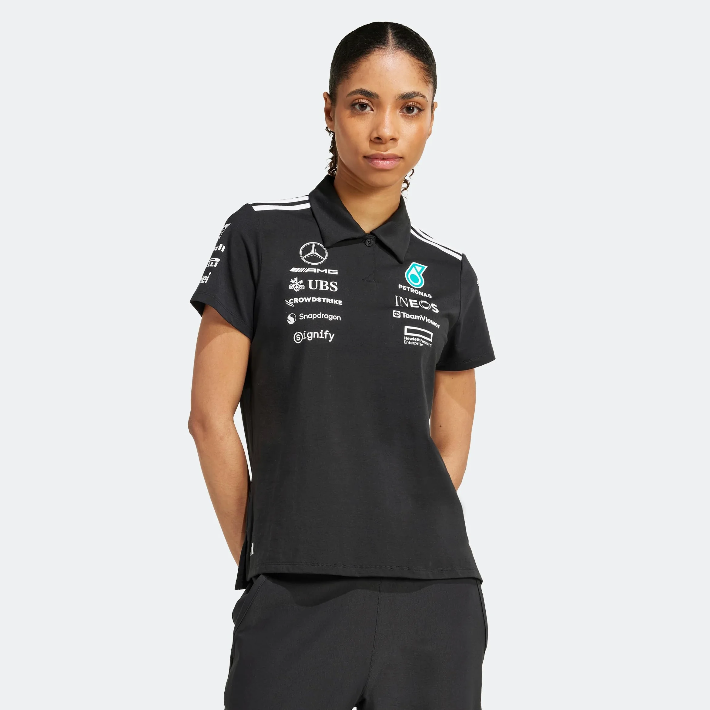 adidas Mercedes-AMG Petronas Formula One Team Polo Black Women