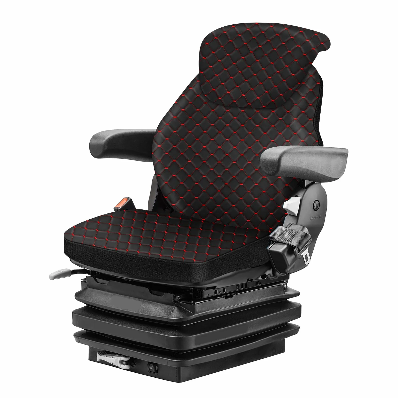 Funda de Asiento de Tractor Resistente para Tractores de Gabinete con Reposacabezas, Funda de Asiento de Carretilla Elevadora