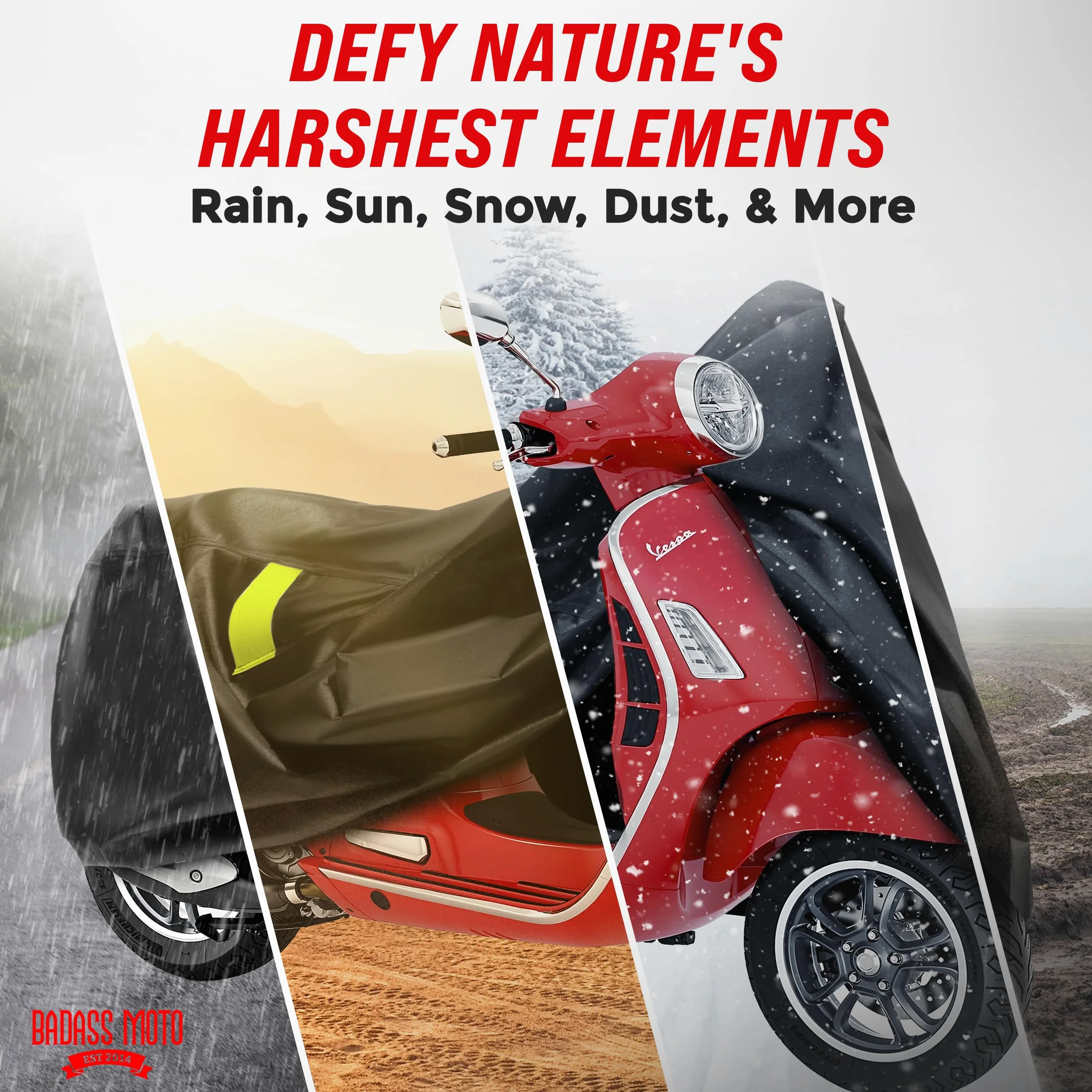 Badass Moto Funda Impermeable para Mini Moto