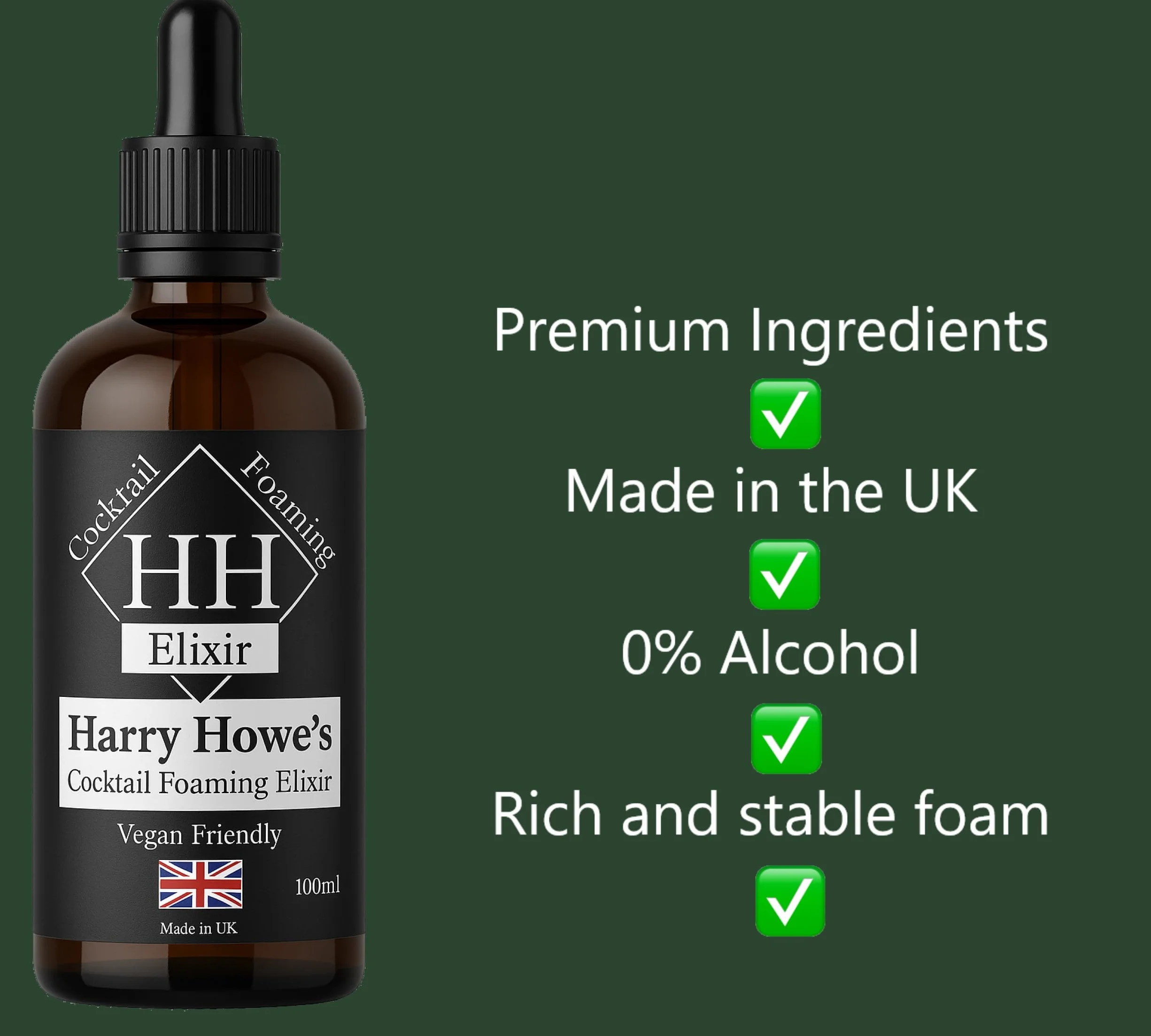 Harry Howe Elixir espumoso de cóctel