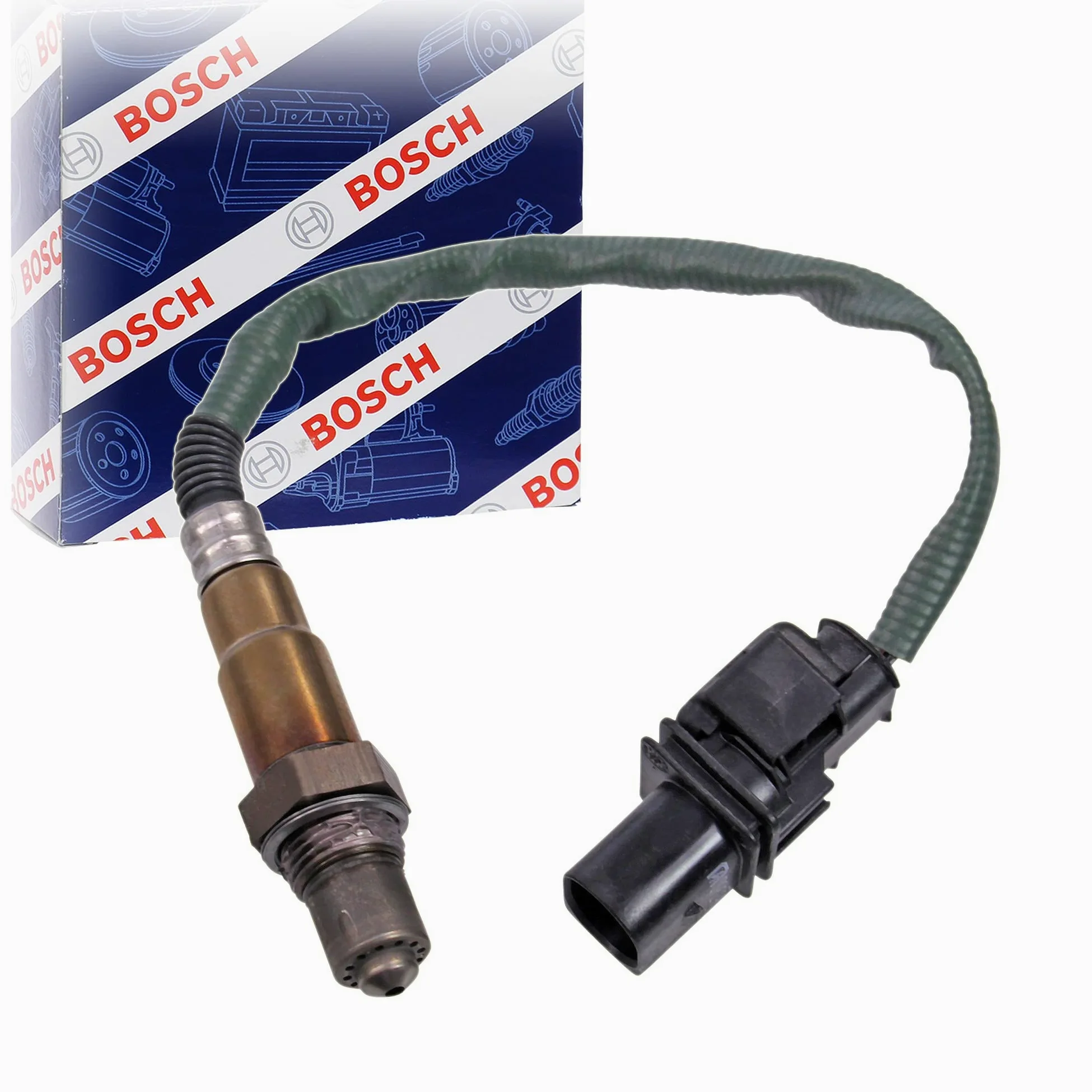 Bosch 0258017014 - Sonda Lambda Original, con Conector Específico