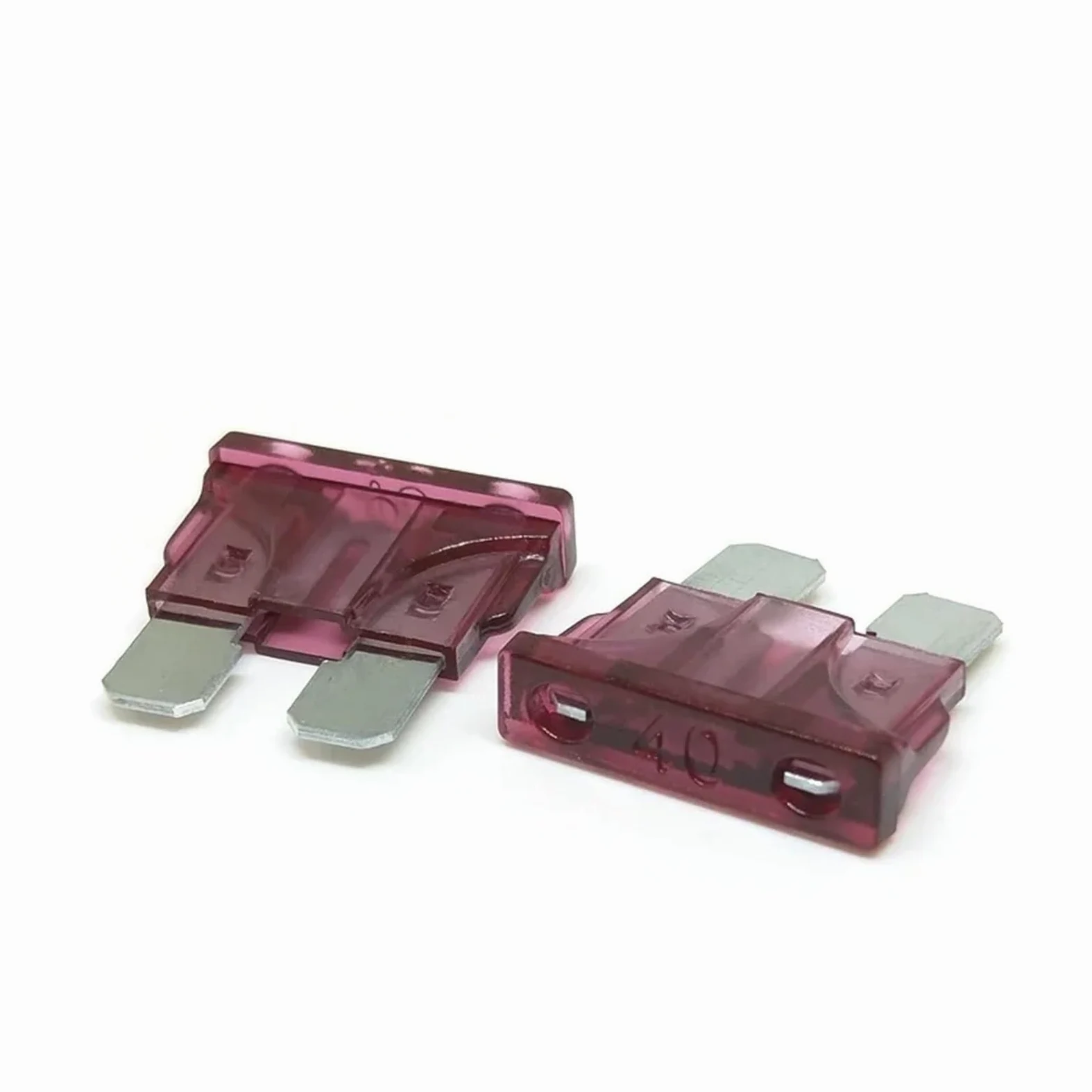 100/50/10 fusibles en miniatura M2 pequeños y medianos para coche, tipo cuchilla automotriz, fusible 1A 2A 3A 5A 7. 10A 15A 20A 25A 30A 35A 40A 50A (25A, 50PCS_Miniatura)