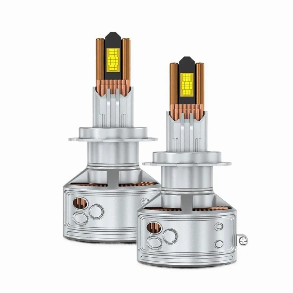 Bombilla LED Faro LED H4 H7 H1 H11 H8 9005 HB3 Kit Luces LED Repuesto | 9006 HB4 9054 CSP Canbus 32 Tubo De Cobre Lámpara Coche Turbo Antiniebla 6000K