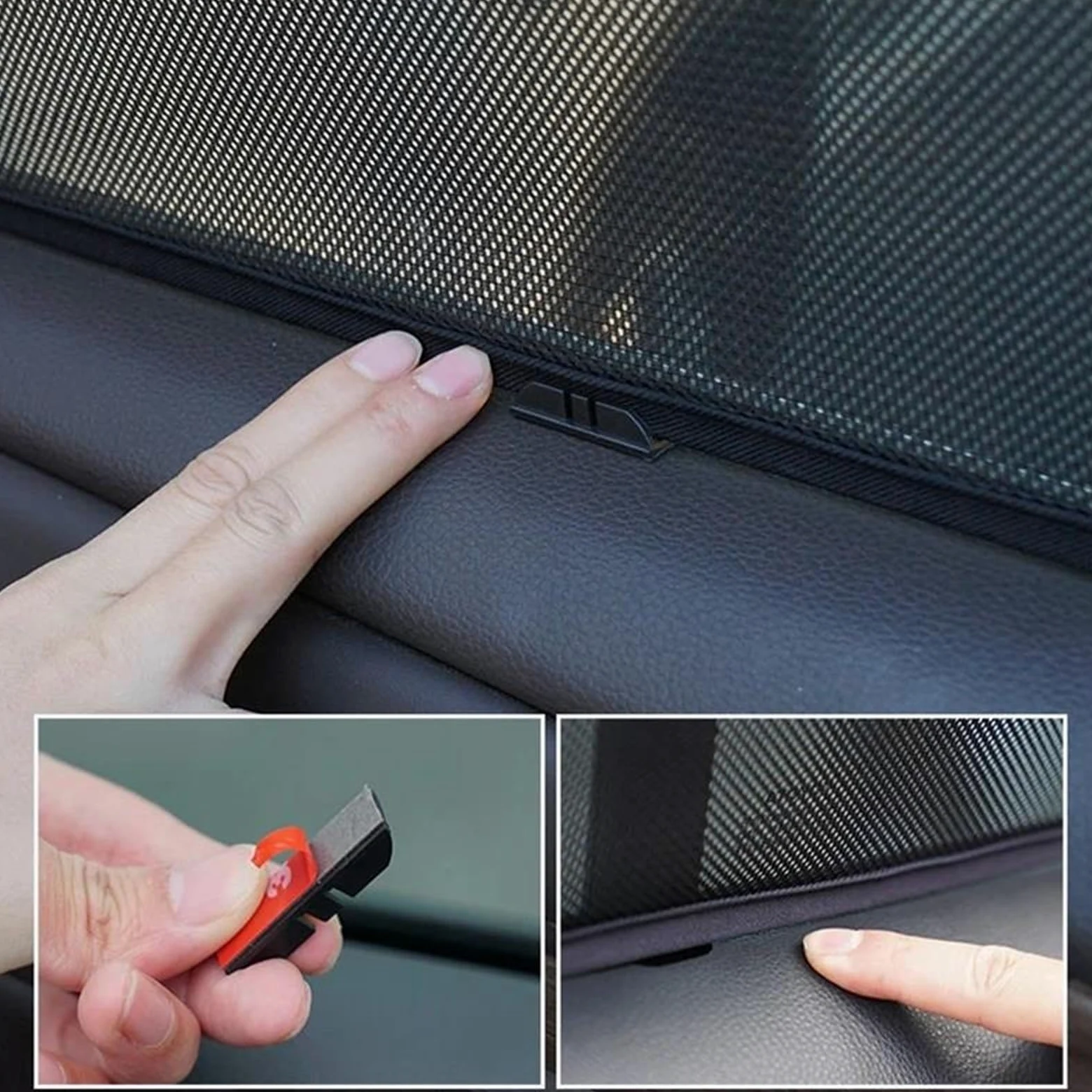 Parasol Coche Para Grand Para Scenic IV 2016-2022 Parasol Magnético Para Parabrisas Delantero Cubierta Cortina Visera Para Ventana Trasera Lateral Para Bebé Coche Parasoles(Black Front Windshield)