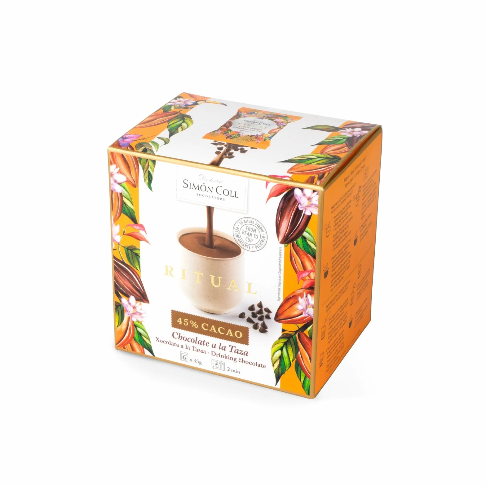 Simón Coll Chocolate a la taza Ritual 45% 210g