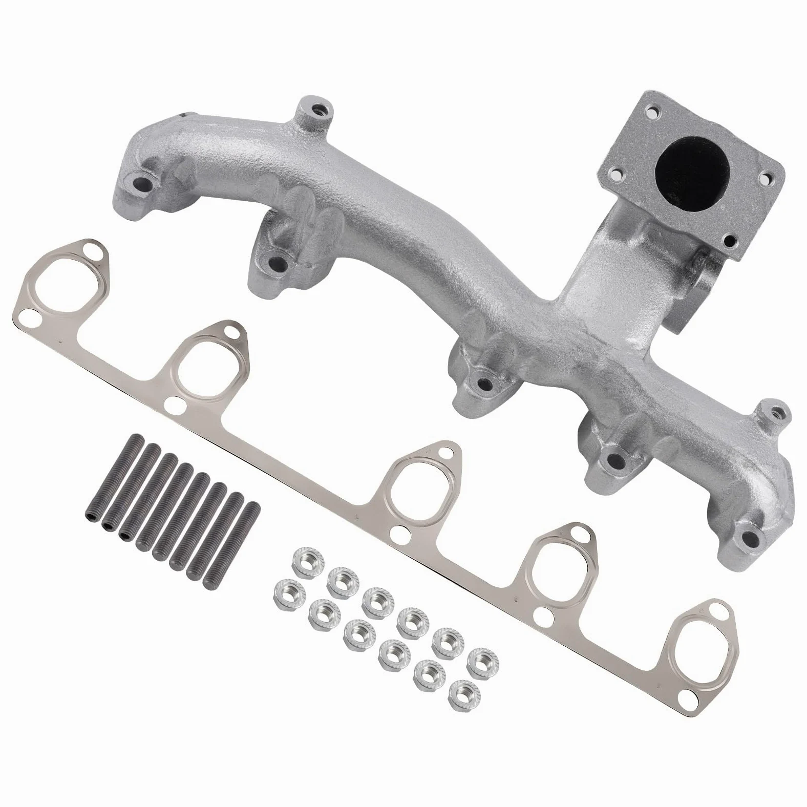 maXpeedingrods Colector de escape con kit de juntas para VW Crafter Bus Kasten