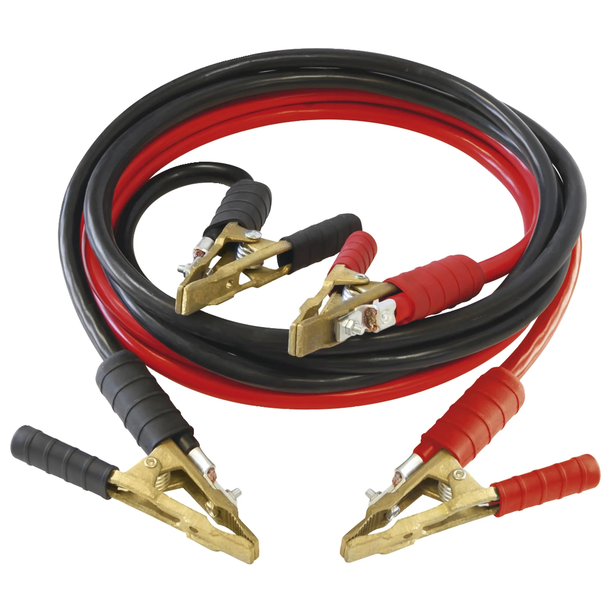 GYS 056190 Jump Leads Pro 1000A-Abrazaderas de latón Ø50mm² -2 x 4,5 m, negro y rojo