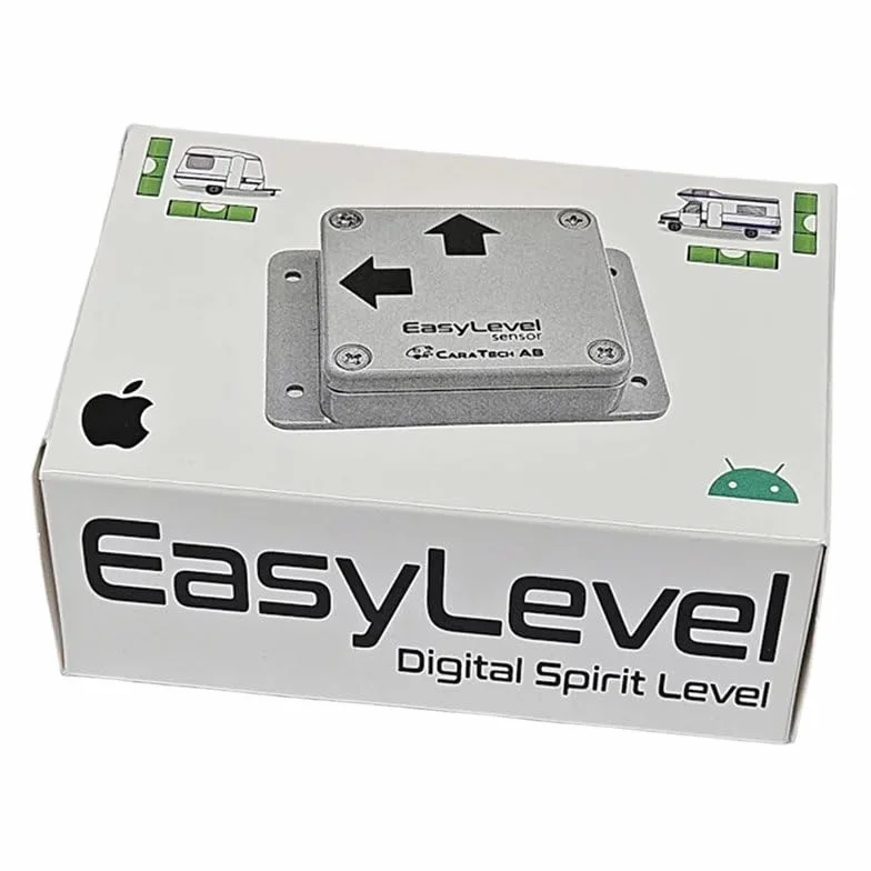 CaraTech EasyLevel Nivel digital con aplicación para autocaravana remolque