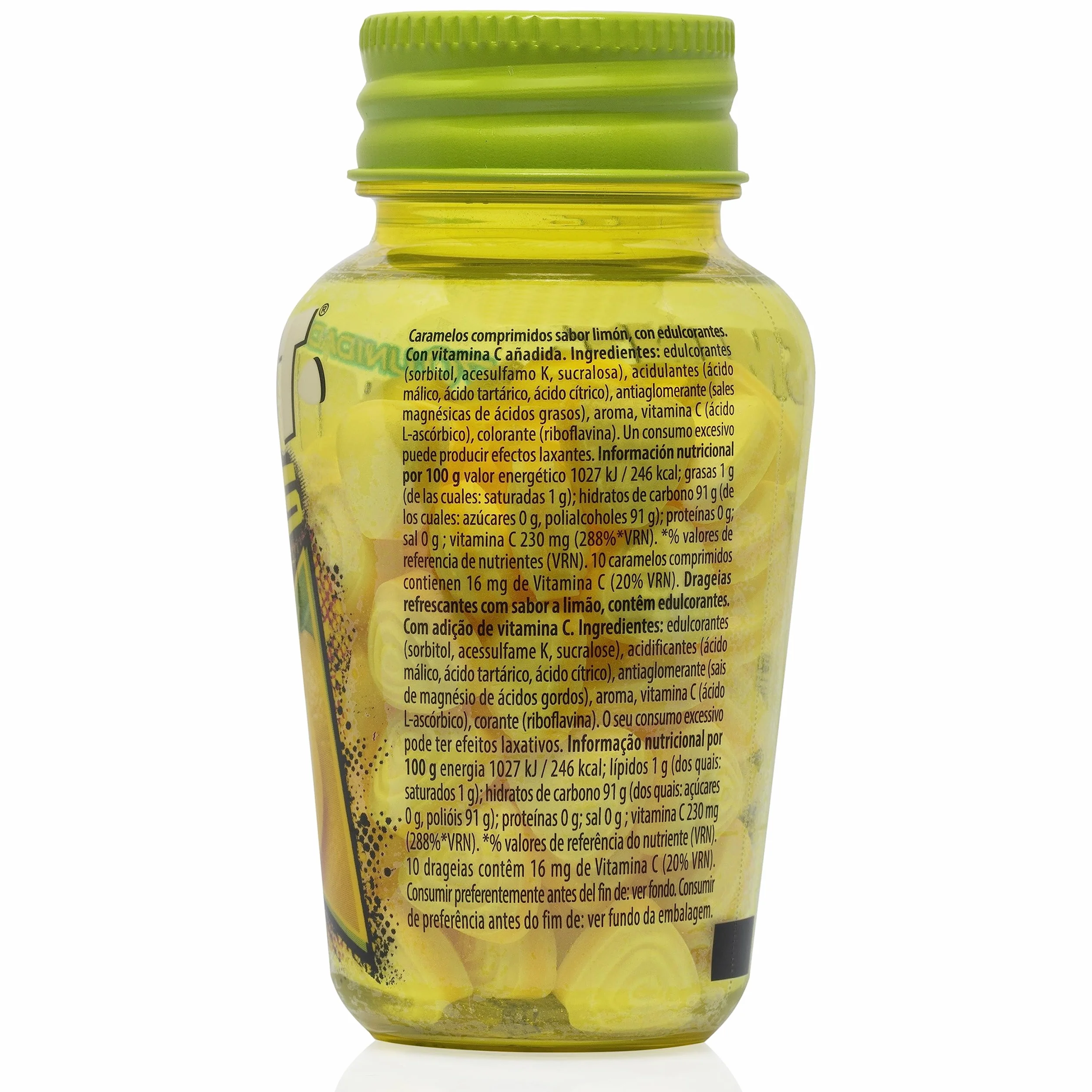Smint Sours Limón Caramelo Comprimido Sin Azúcar 6 x 49 g 294 g