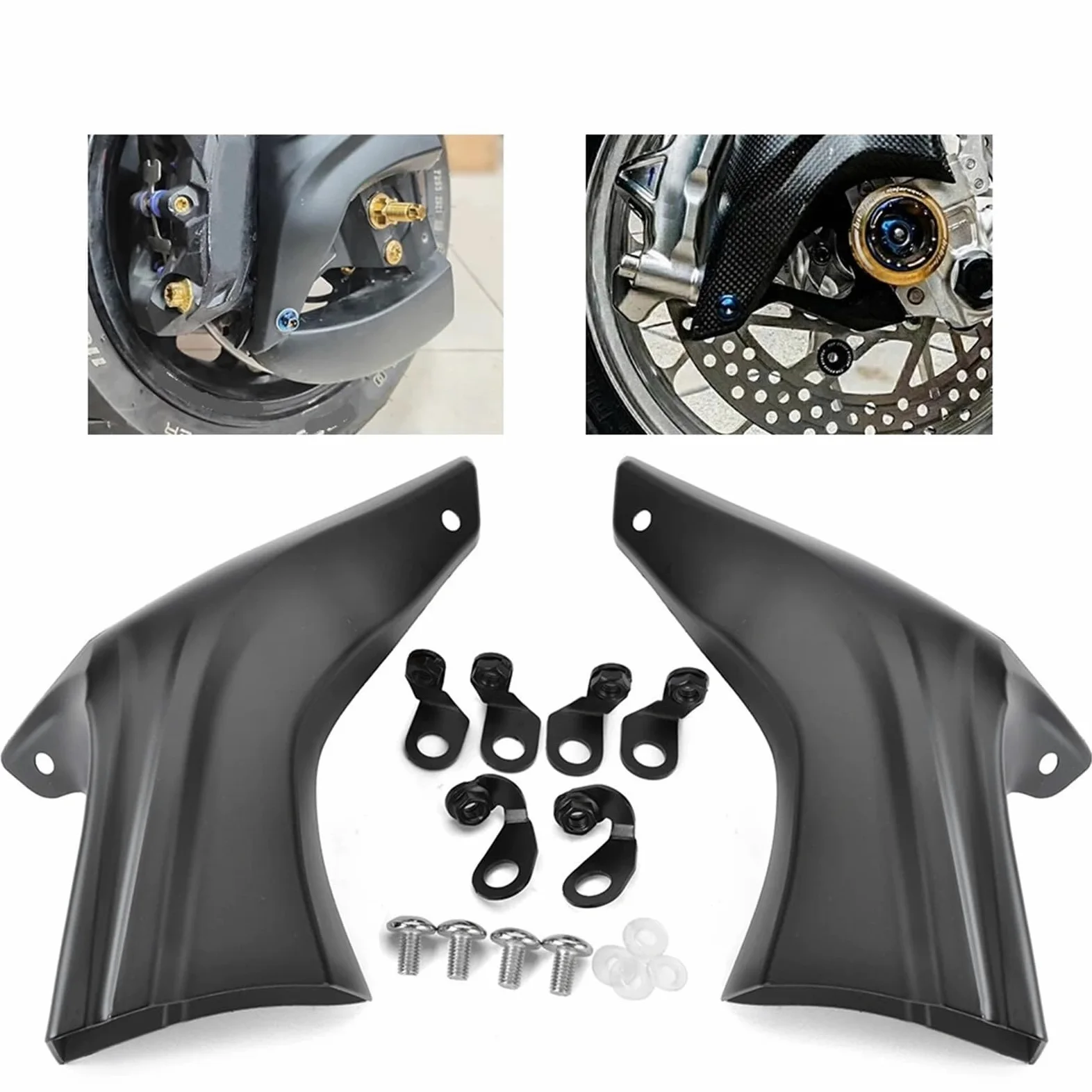 Refrigeración de Pinza de Freno Cubierta de refrigeración de la Pinza de Freno Compatible con BMW S1000R, S1000RR, S1000XR, M1000RR, HP4 y Yamaha YZF-R1, YZF-R1M y YZF-R6.