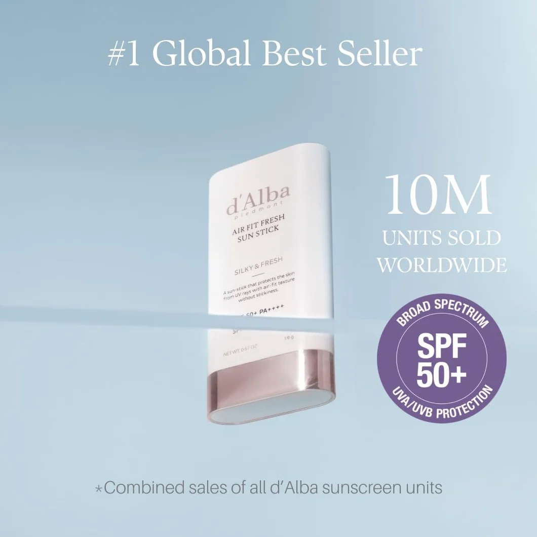 d'Alba Air Fit Fresh Stick SPF50+ PA++++ Protección Solar 19 g