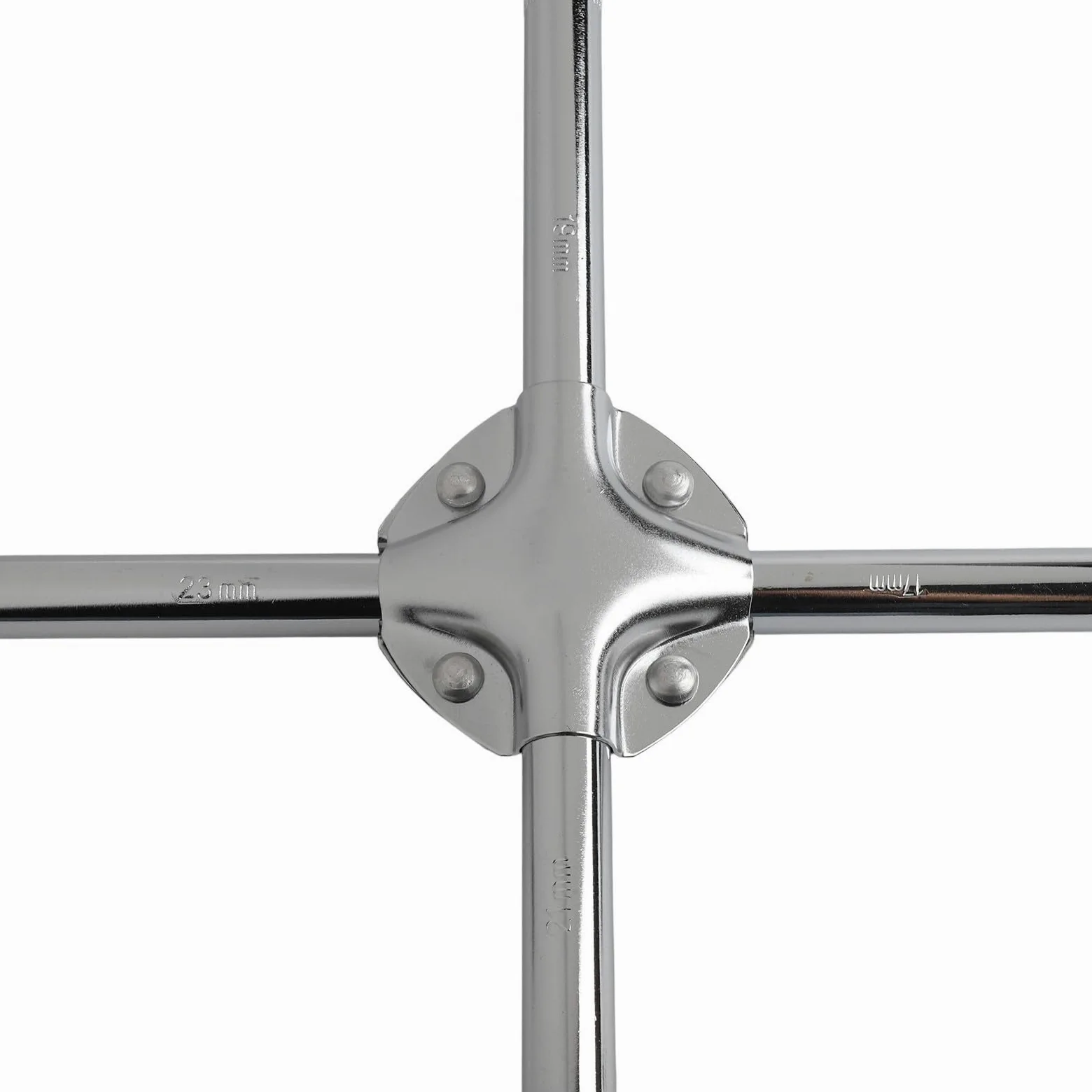 Llave cruzada multienchufe para tuercas de rueda de coche diseñada para una aplicación de par consistente y fiabilidad (20 pulgadas)