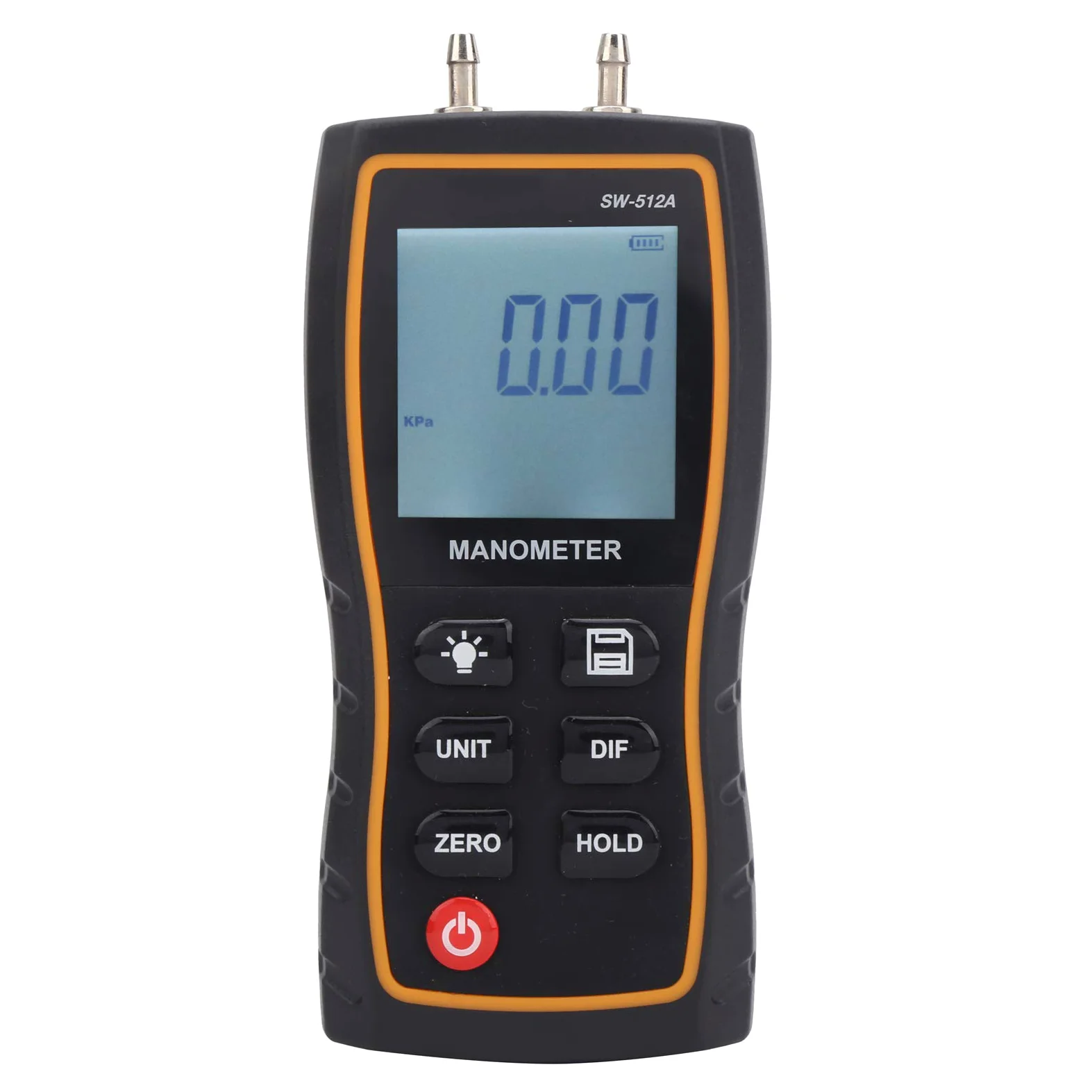 Haofy Manómetro Digital de Mano, Medidor de Presión de Aire para Sistemas de Ventilación y Aire Acondicionado, Herramienta Práctica para Inspecciones de Salas Limpias