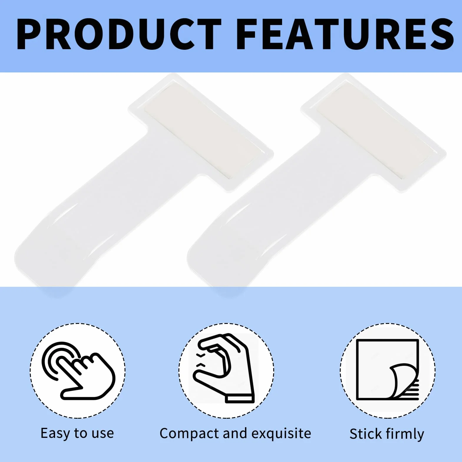 10 Unidades Porta para Auto, Clip Transparente de Parabrisas Coche, Portadocumentos para Auto, Soporte de Tickets para Coche, Pinza Adhesiva para Ticket Parking, Car Ticket Holder