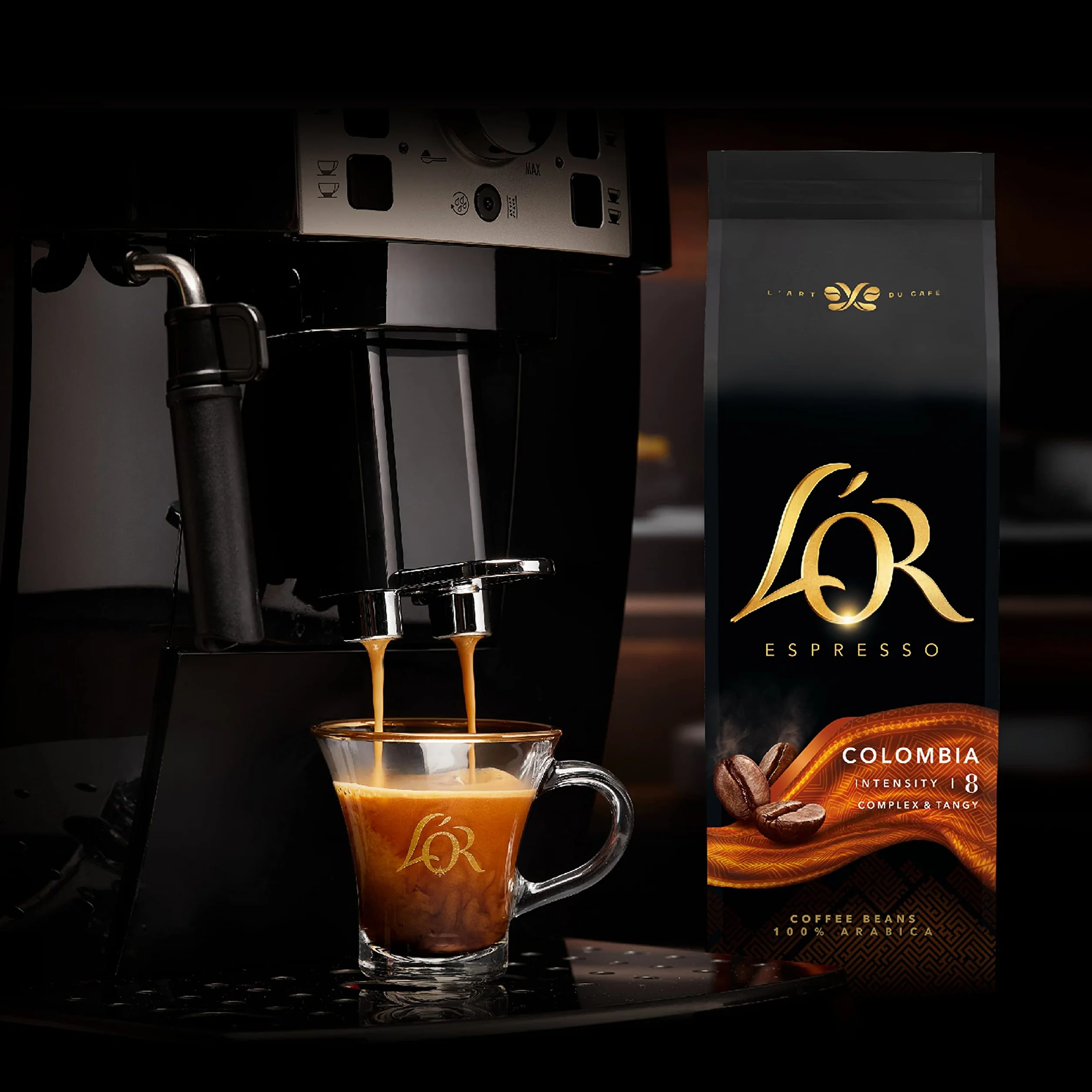 L'OR Café Grano Colombia 100% Arábica Intensidad 8 500g