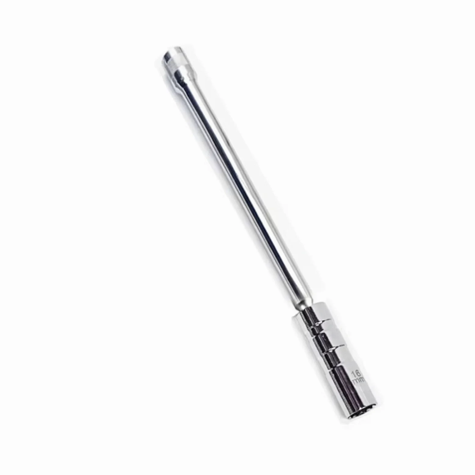Llave Giratoria 14mm 16mm Extensión Larga Reparación De Instalación para Bujía Llave Magnética Herramienta De Extracción De Torsión Bujía Giratoria Flexible