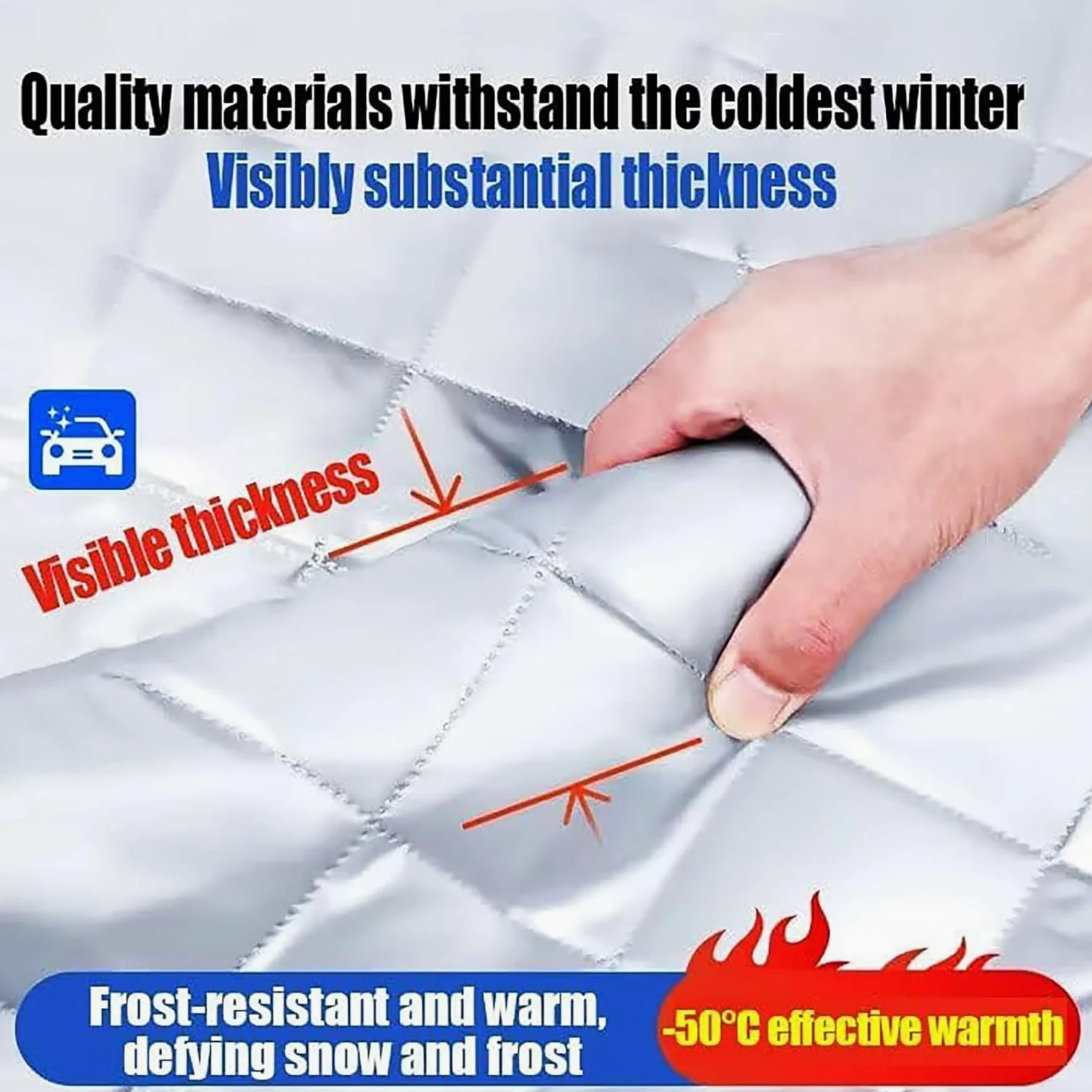 Funda para Coche Antigranizo para Mazda MX-5 NC,Impermeable Funda Completa para Coche con Cremallera,Transpirable Antipolvo A Prueba de Nieve Cubierta Completa