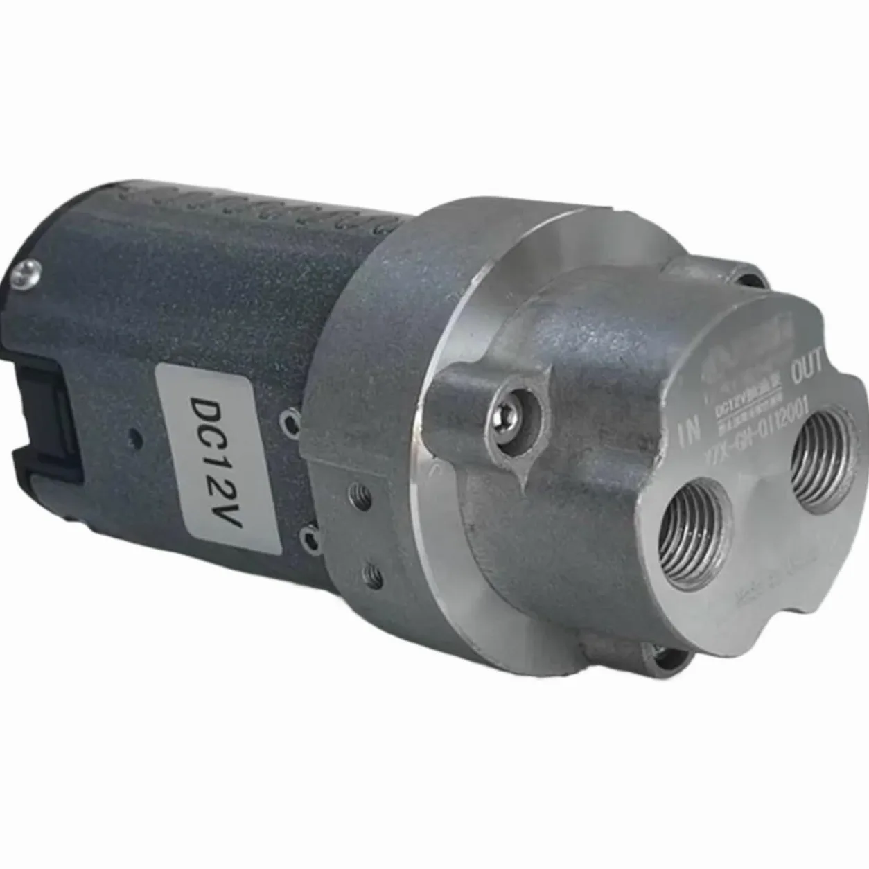 Bomba de trasvase eléctrica de Aceite de 2,0 l/min. Apta for Aceite de Motor, Aceite hidráulico y Fluido lubricante. 12 V CC. Bajo Nivel de Ruido.