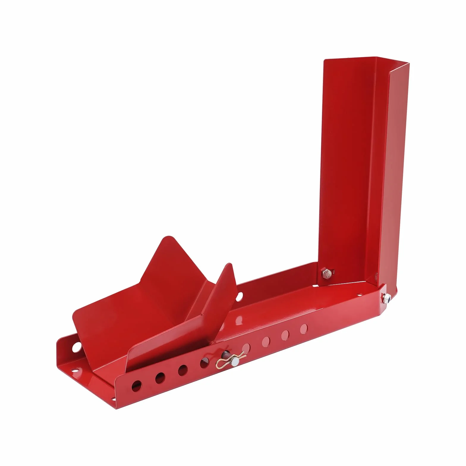 Soporte para motocicleta, abrazadera de rueda delantera de motocicleta, balancín de motocicleta, adecuado para neumáticos de 8 a 24 pulgadas, soporte de carga de neumáticos, soporte de transporte para