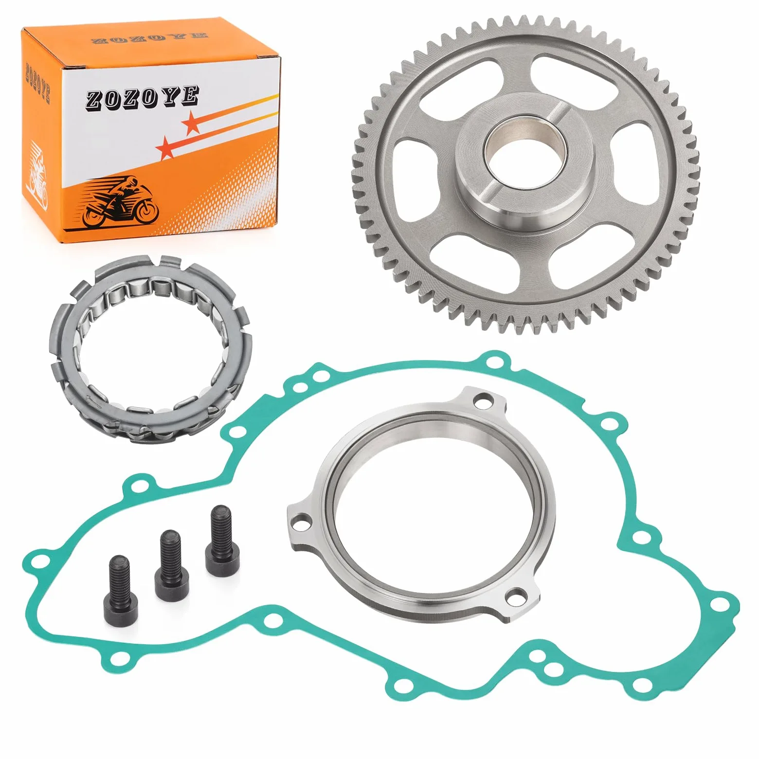 Kit de juntas de engranaje loco de embrague de arranque de rodamiento unidireccional para Polaris RZR 900 XP 2011-2012 RZR 900 XP 4 2012 6230467 1204184