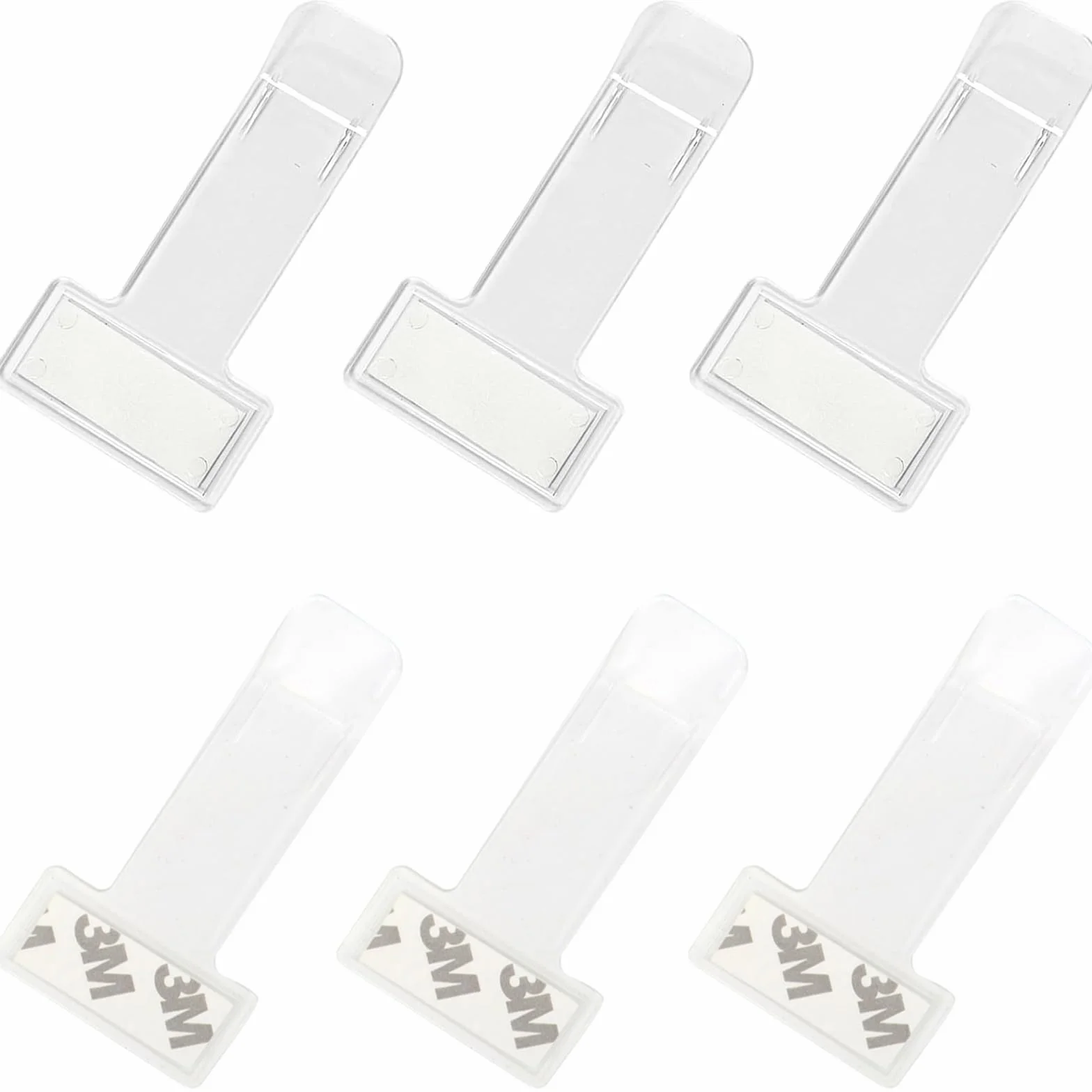 6 Piezas Clip para Boletos de Parabrisas, Autoadhesivos Car Ticket Holder, Transparentes Soportes para Billetes de Aparcamiento, para Ticket de Coche, Permisos de Estacionamiento