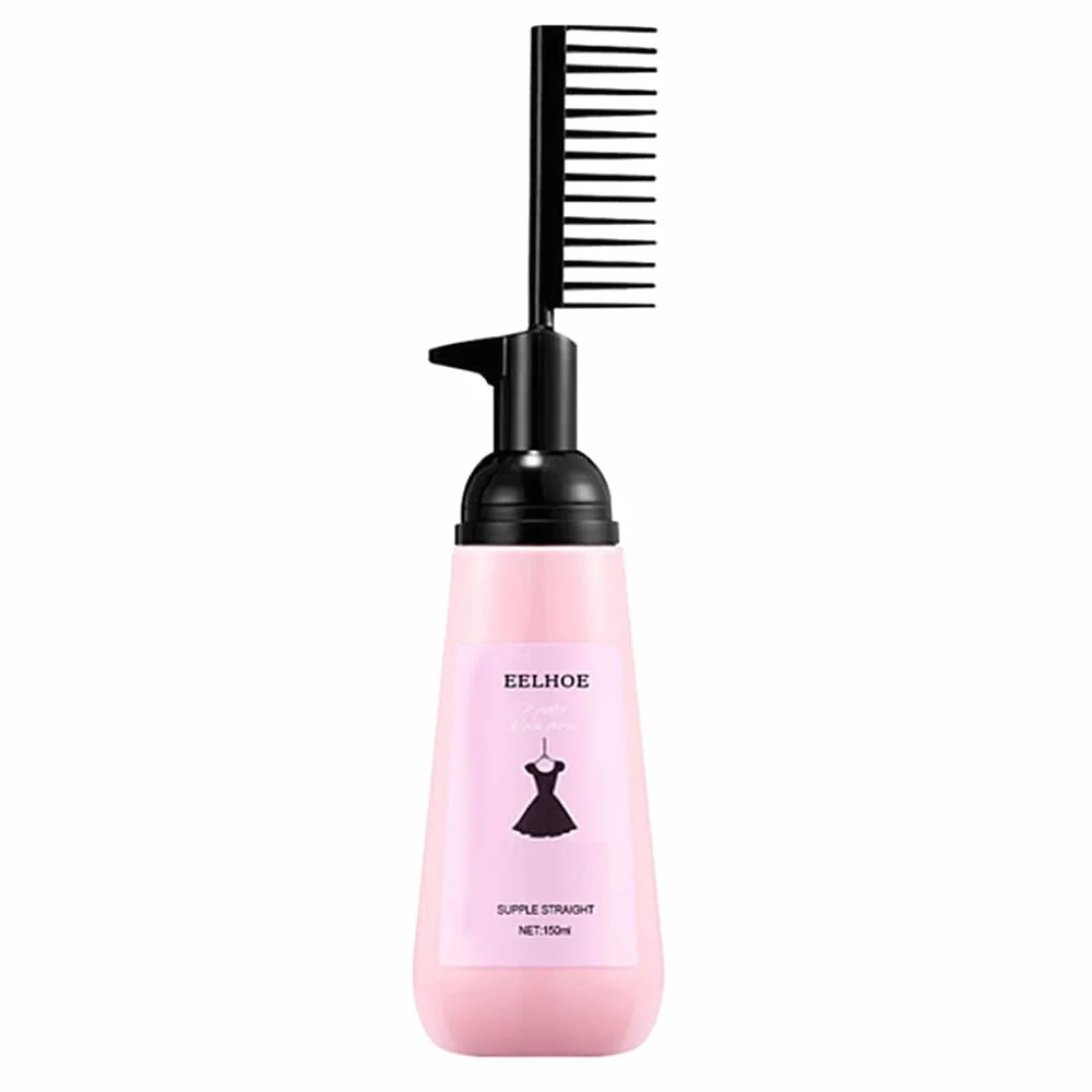 Crema para alisar el cabello rizado alisador portátil nutritivo