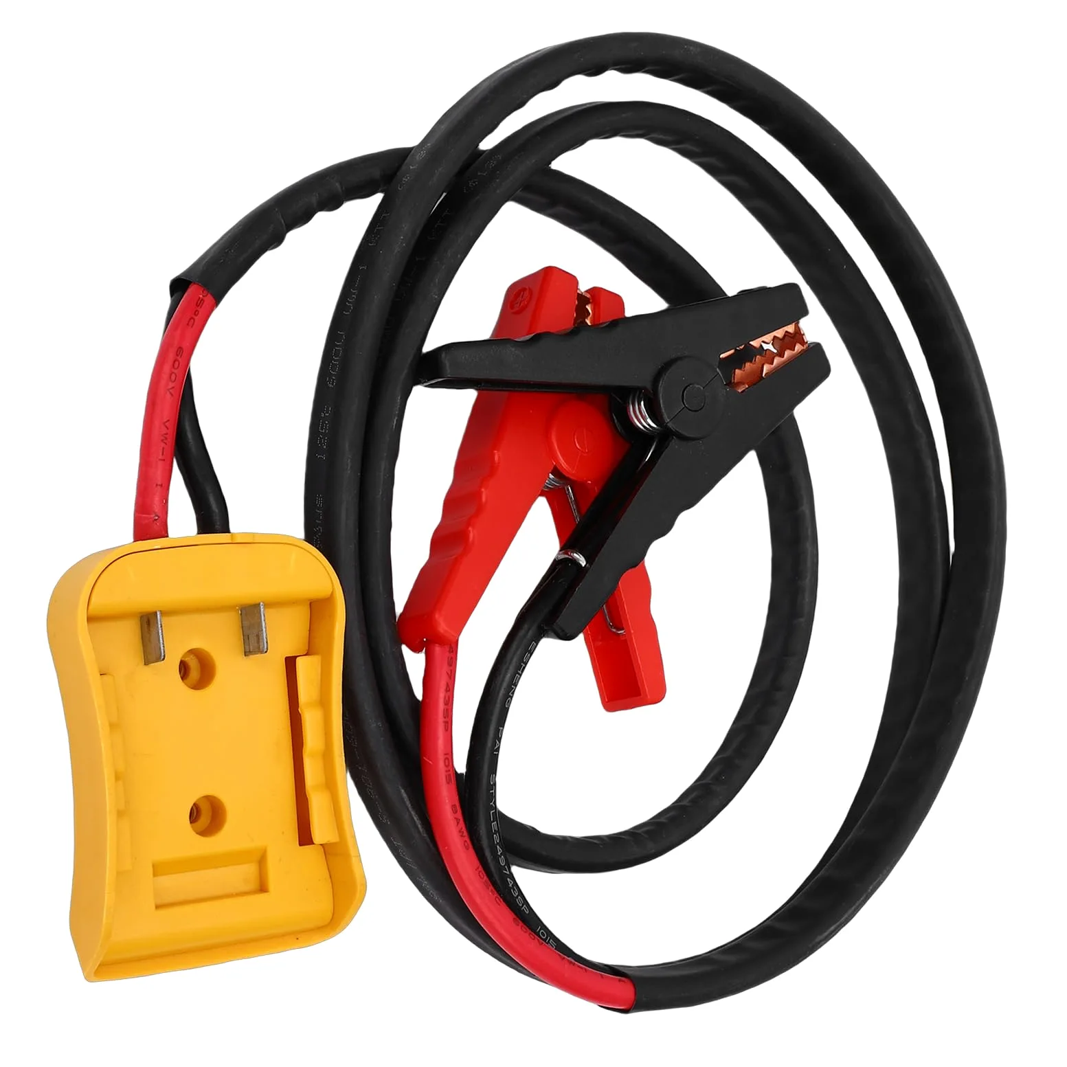 Akozon Cable de Arranque para Batería de Coche, Cable de Silicona 8AWG, de Arranque Automotriz a Prueba de Calor para SUV, Camiones Ligeros (5.9FT)
