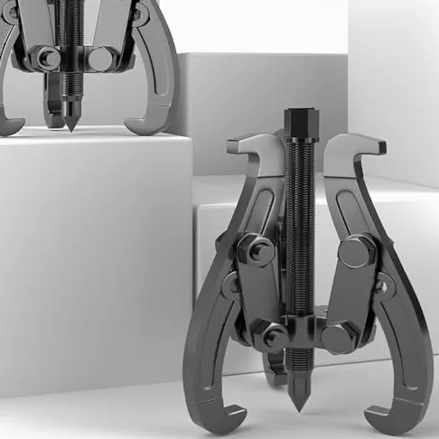 Extractor de rodamientos ajustable de 2 mandíbulas y 3 mandíbulas, extractor de engranajes de acero al carbono para una extracción eficiente de rodamientos pequeños (4 pulgadas), rendimiento estable