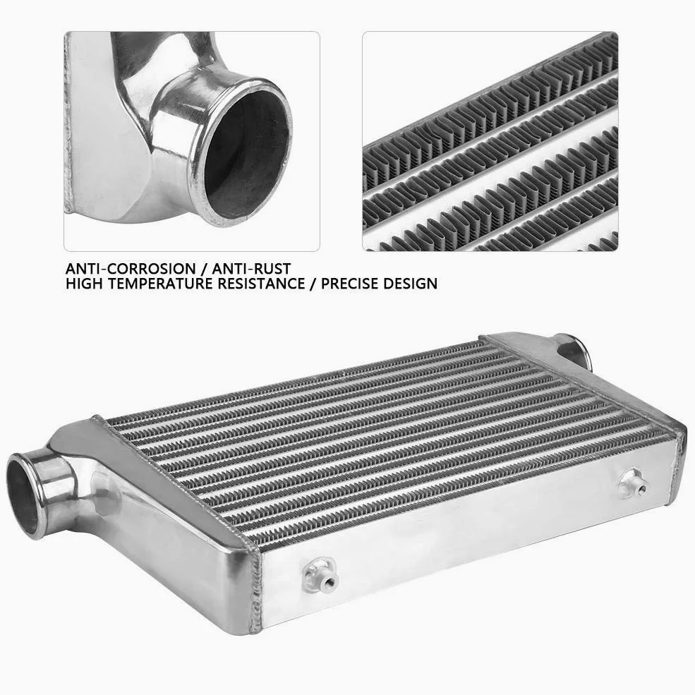 Kit de Intercooler Montaje Frontal, Aluminio, Equipos de refrigeracin Turbo del Motor del Coche Ventiladores y Kits Ventiladores y Kits
