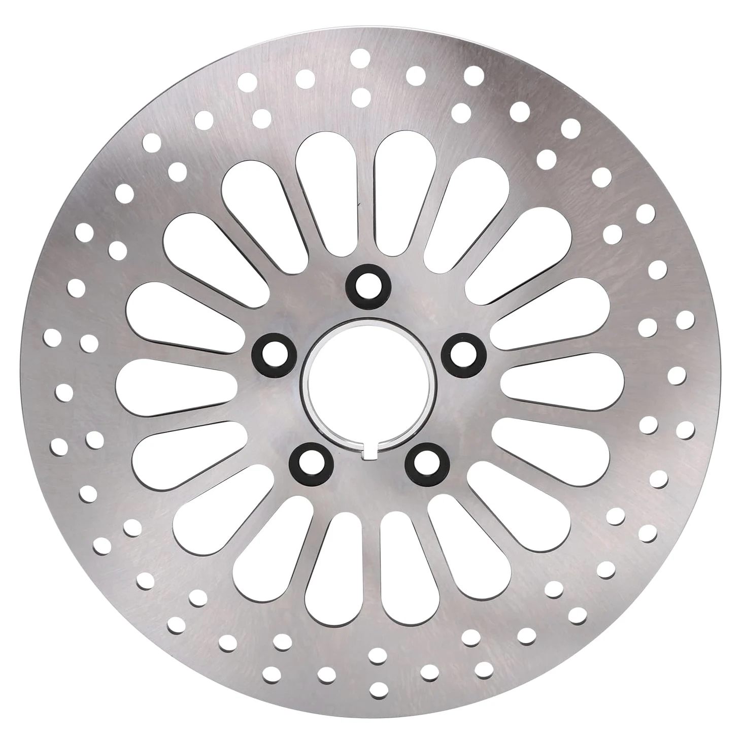 11,5" Discos Freno Delanteros Moto,Discos Freno Acero de Aleación para Touring Softail Sportster y Dyna 1984-2013 (excepto Touring 2008-2013)