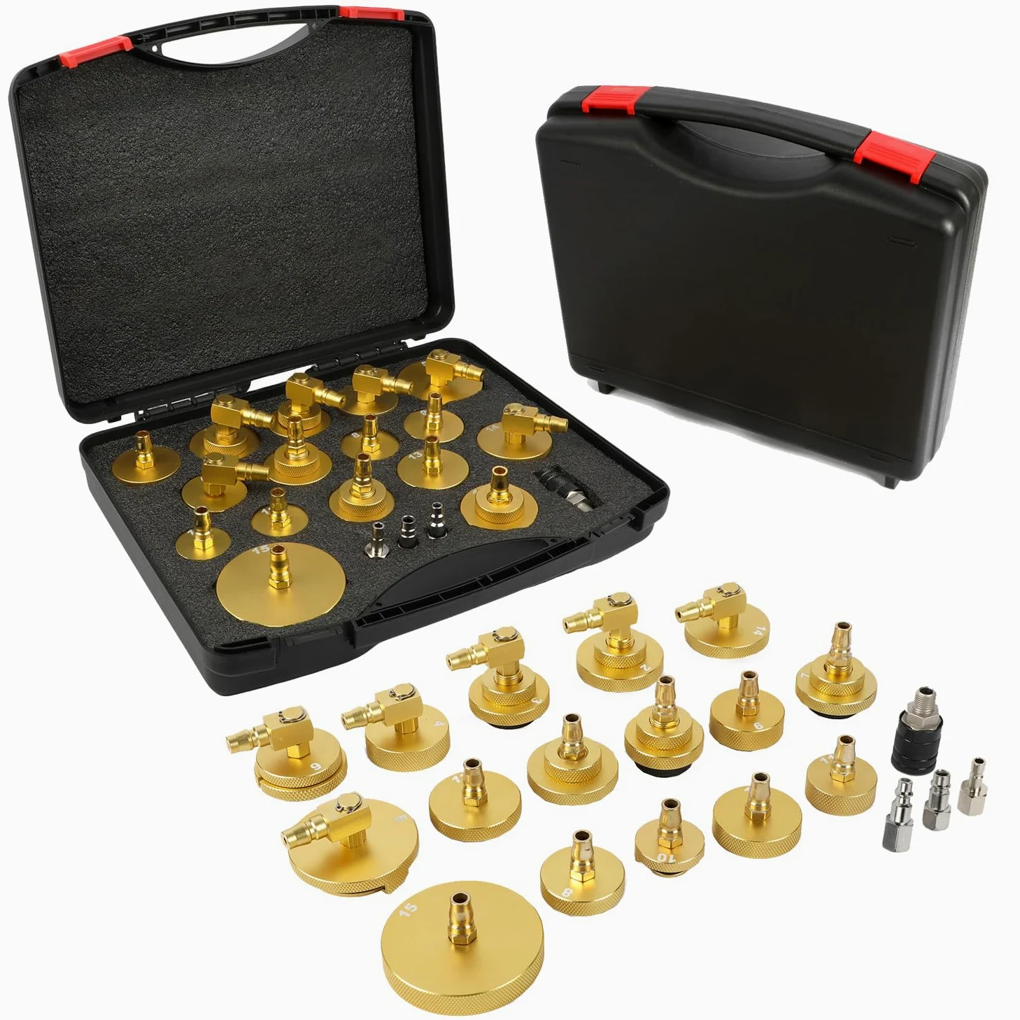 Kit de Purga de Cilindro Maestro de Freno de 17 Piezas