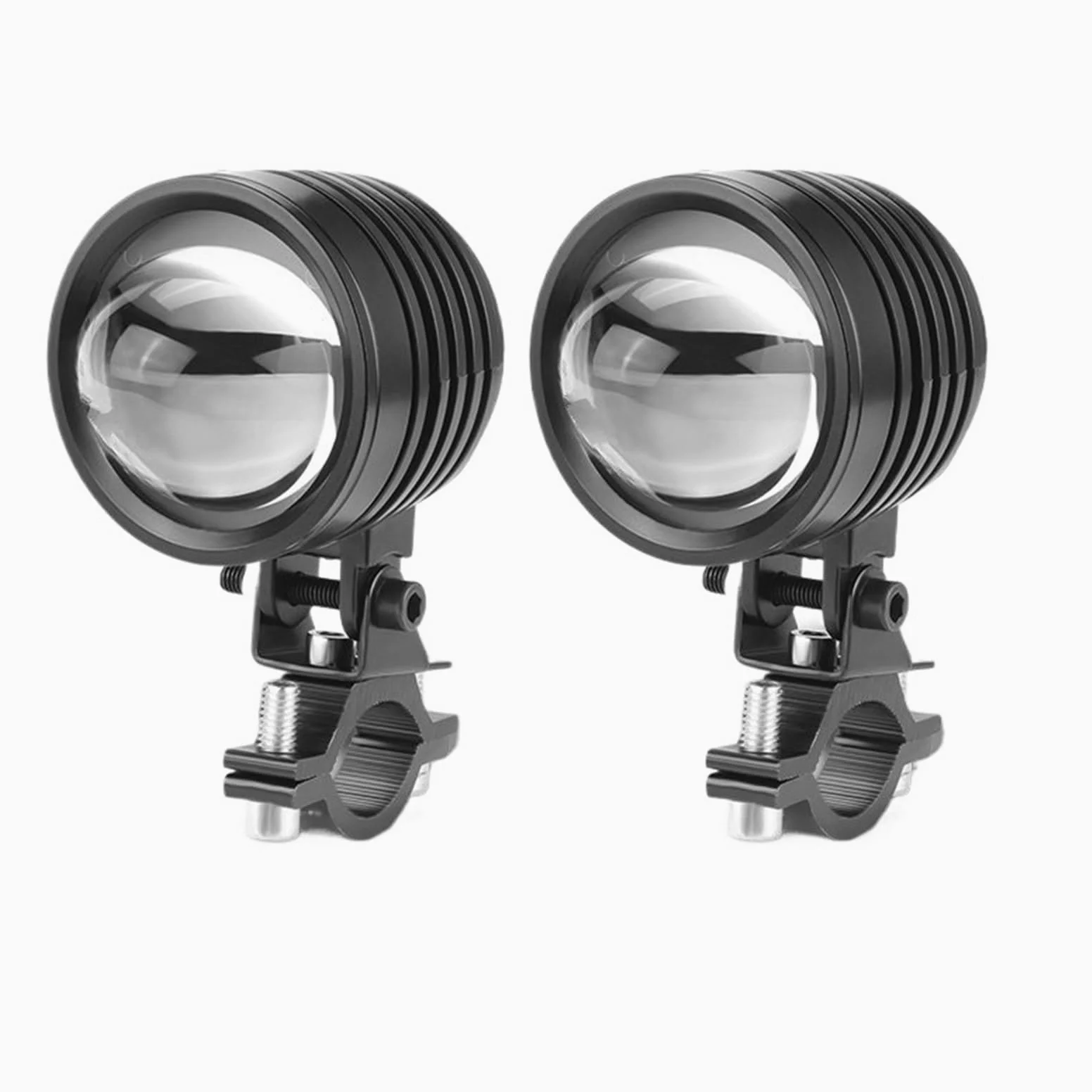 Foco LED Para Motocicleta, Luz Antiniebla Conducción Haz Alto Y Bajo, Lámparas Auxiliares Para Camiones, SUV Moto Coche, UTV Faros De Motocicleta