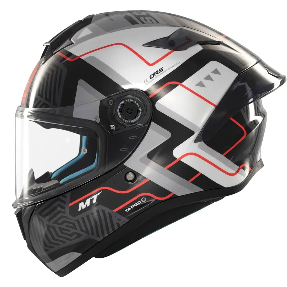 MT Helmets Targo S Designed Brik C0 Brillo - Casco de Moto Integral Homologado 22.06