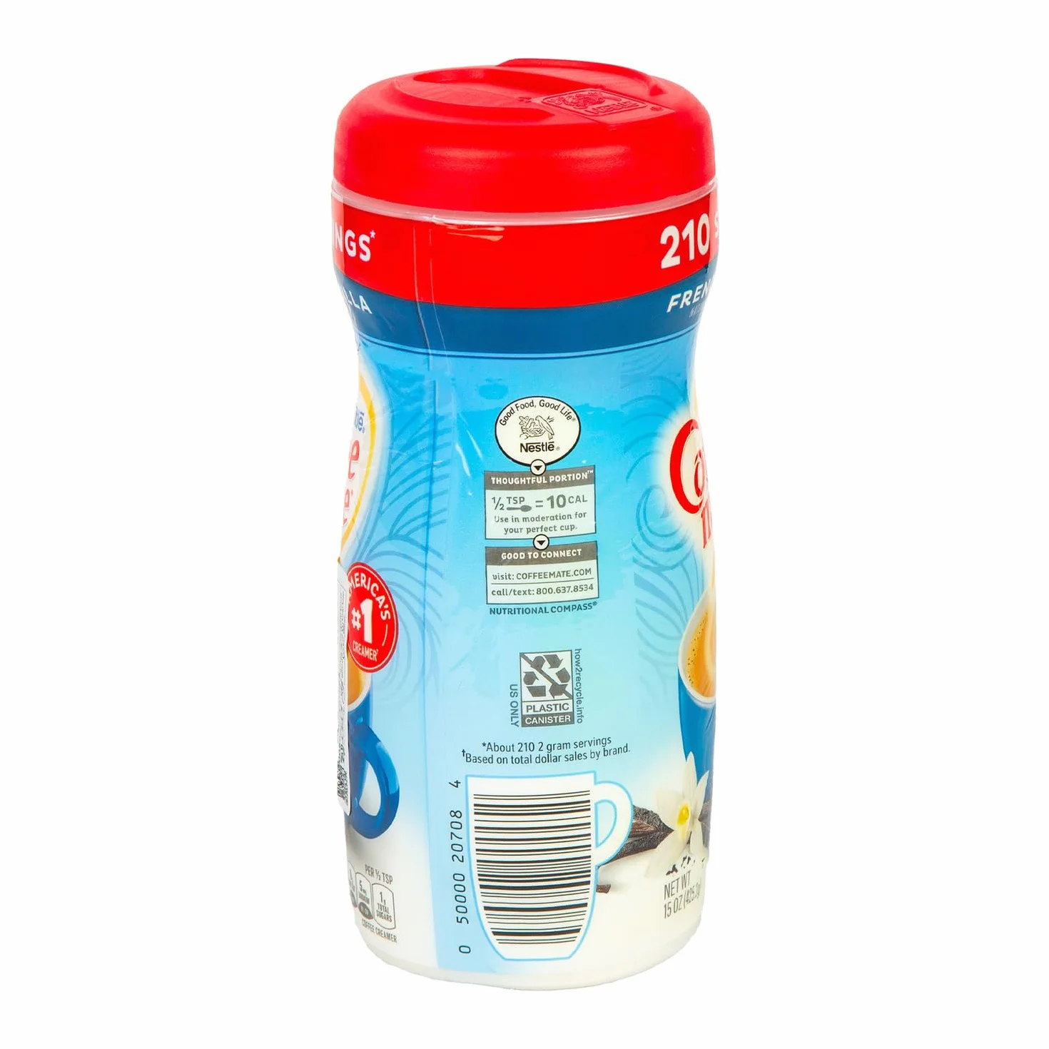 Coffee-Mate French Vanilla Powdered Coffee Creamer 15oz Canister Pack of 3