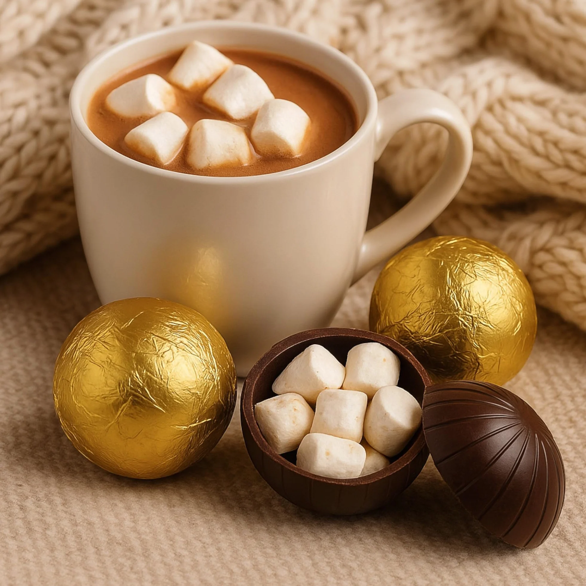 Magic Dark Chocolate ball set de bolas de chocolate con mini malvaviscos rellenos 3 cajas 9 bolas
