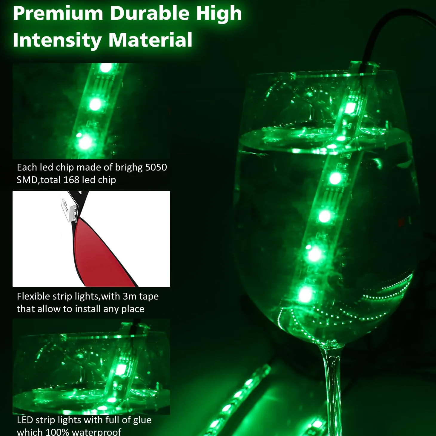 Tira de luces LED para moto