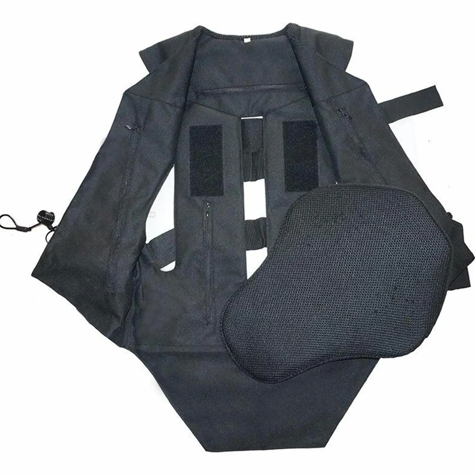 Chaleco de equitación con airbag reutilizable for hombres, mujeres y jóvenes, 0.1S, con protección for cuello, coxis, pecho y espalda.