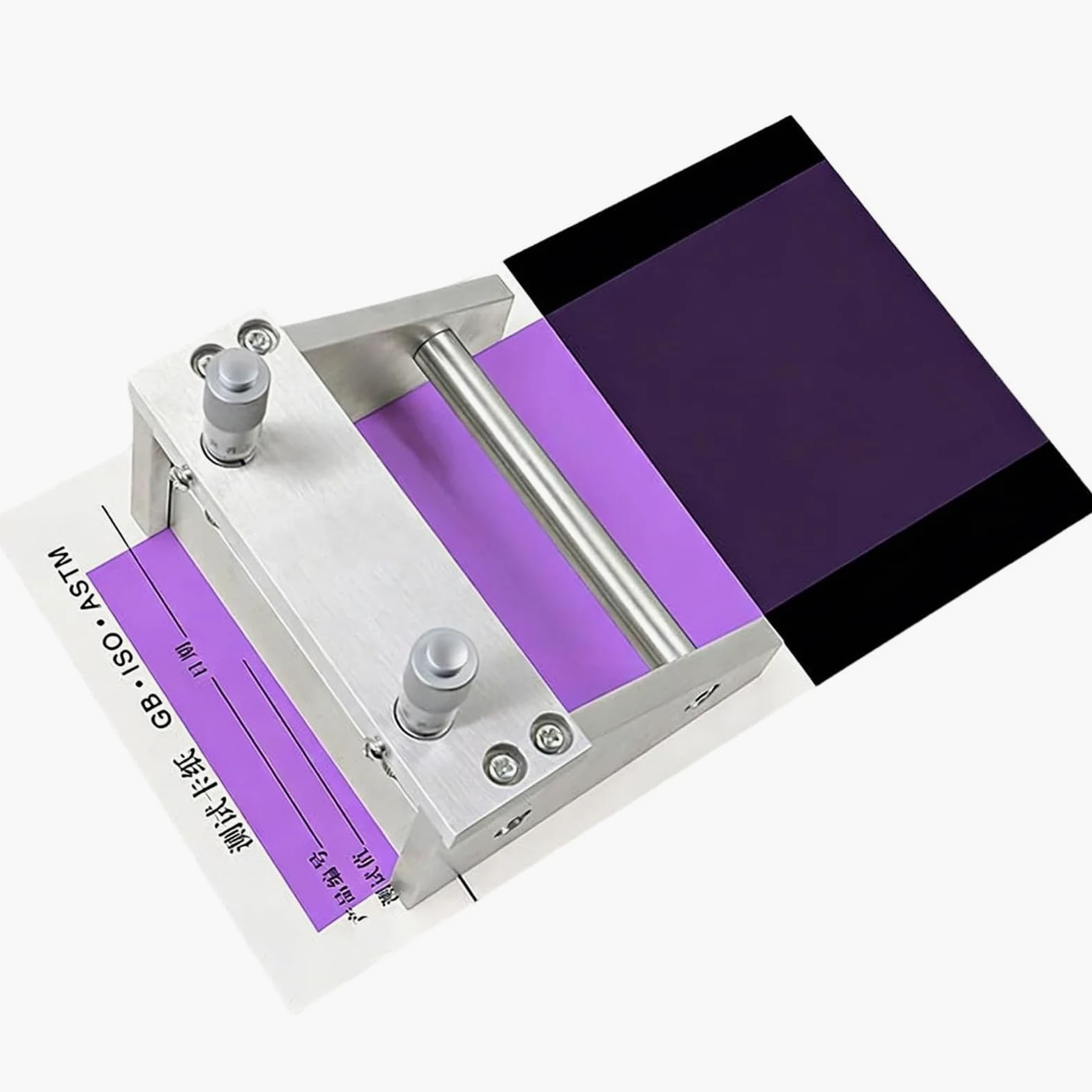 Aplicador de revestimiento de película ajustable, dispositivo de preparación de película húmeda de precisión micrométrica, revestimiento de cuchillas de laboratorio de 0 a 5000 μm, ancho de 100-300 mm