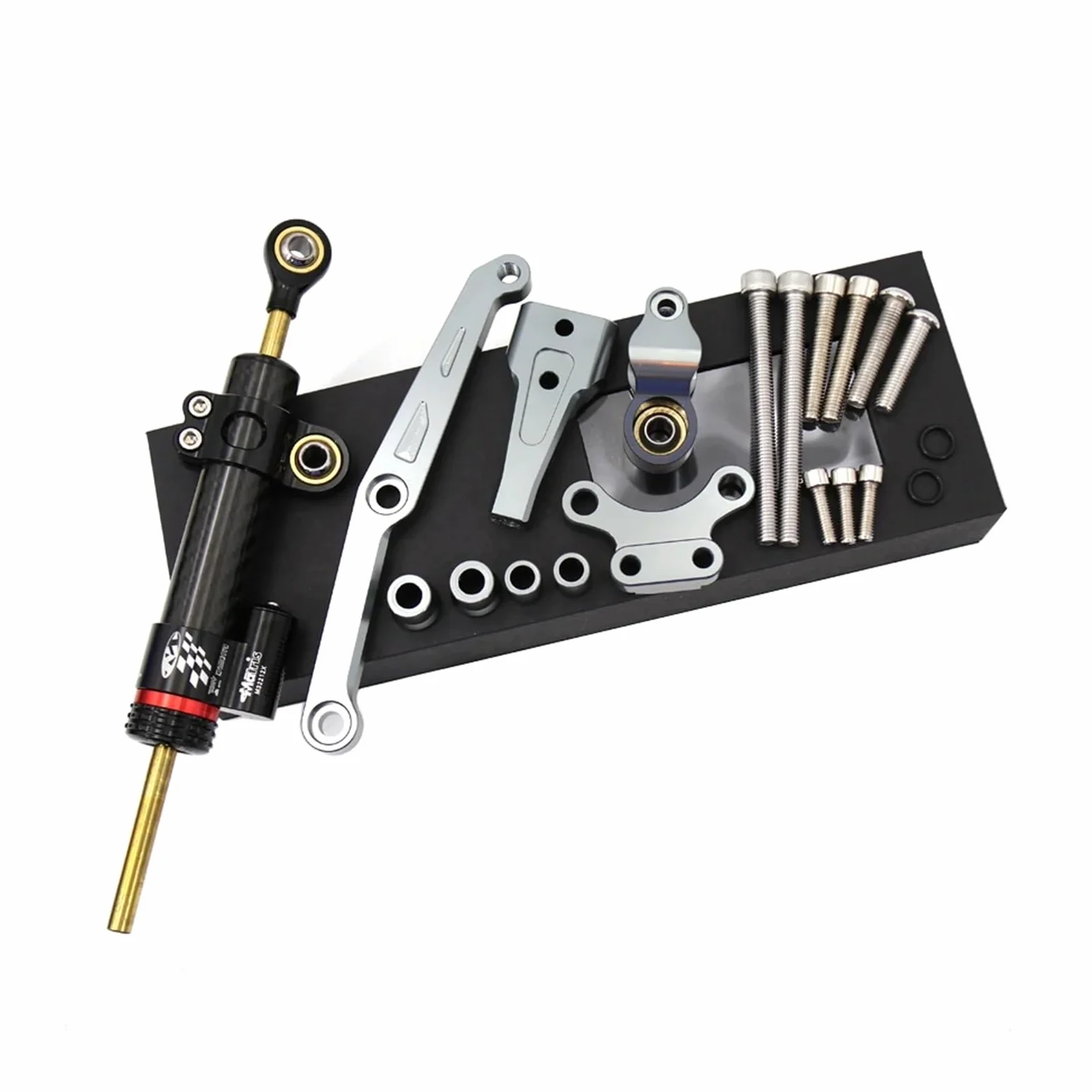 para H-Onda CB650R CB 650 R CB 650R Kit de Montaje de Soporte de Amortiguador estabilizador de dirección de Motocicleta 2018 2019 2020 2021 Amortiguador De Dirección(J)