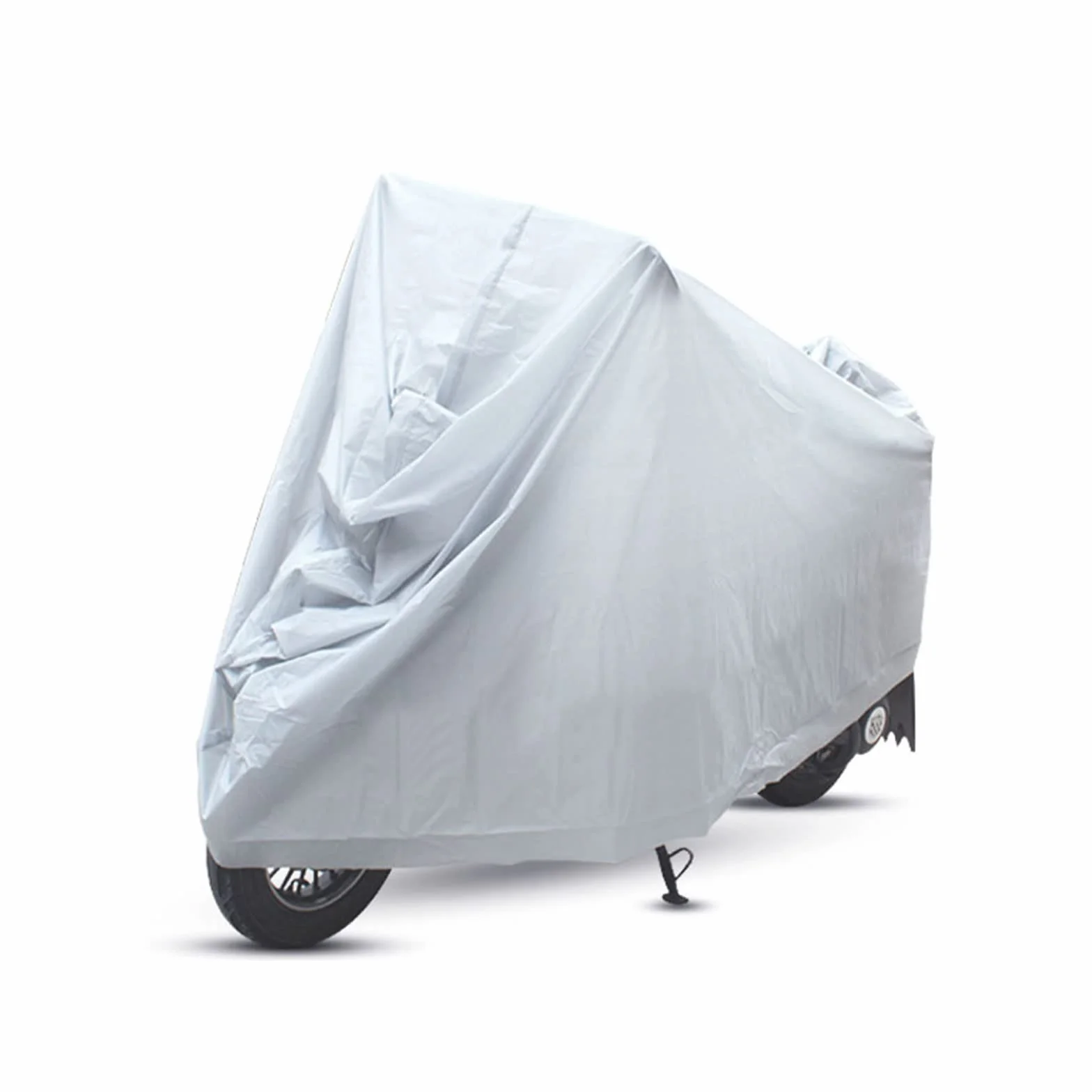 Funda para Moto, Funda Moto Impermeable, Motocicleta Protector UV para Exteriores, Cubierta para Scooter de Motor, Cubierta de Motocicleta Protector UV para Exteriores 240×140cm, Plata
