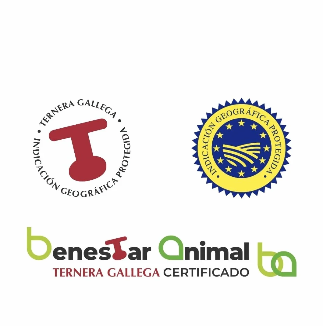 Entrecot Ternera Gallega IGP 1 Kg Corte con Hueso Envasado al Vacío