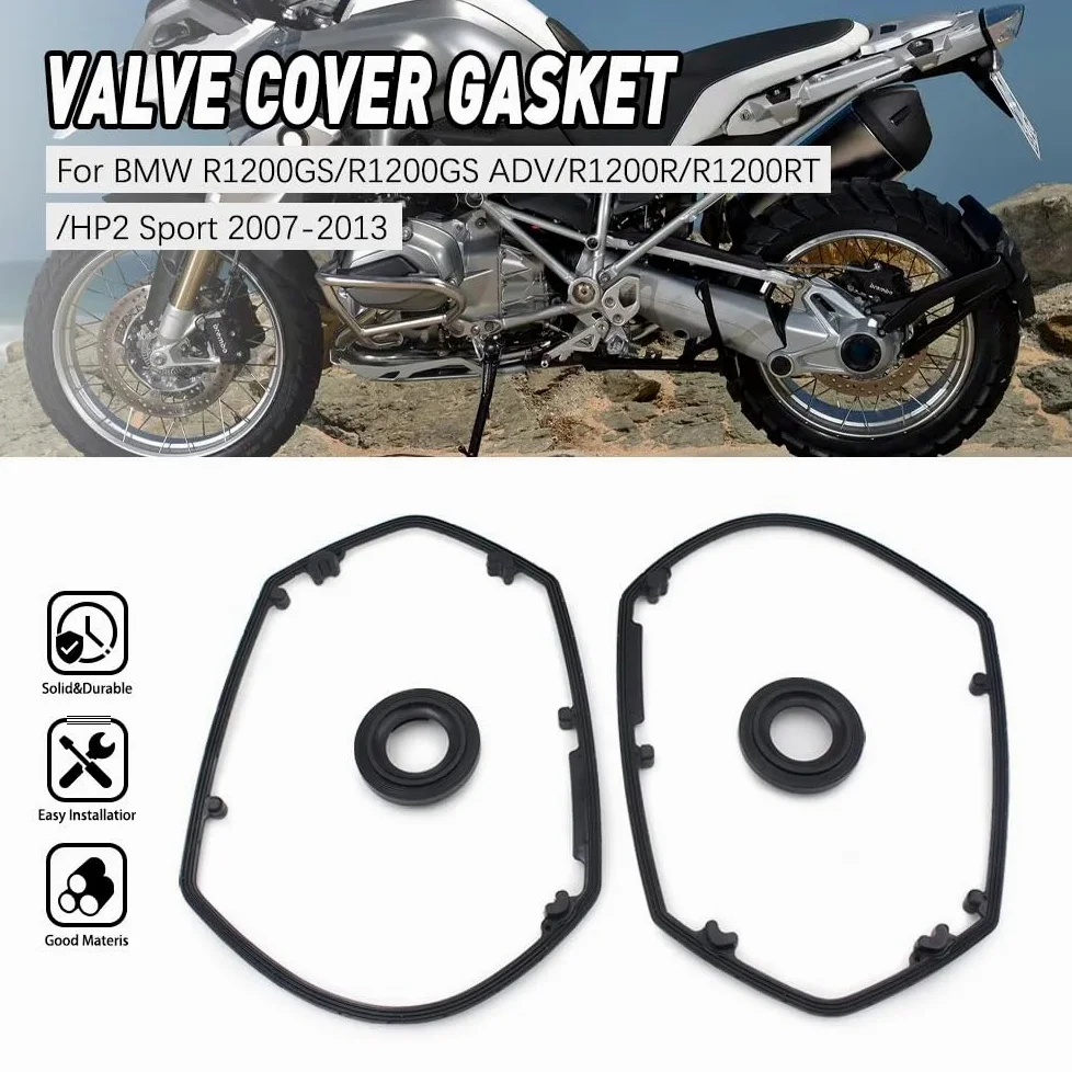 Juego completo de juntas motor Compatible con Bmw Serie R HP2 HP2 Sport R1200 R1200GS ADV R1200R R1200RT junta protectora de embrague de cárter de cilindro Juego Juntas Motor