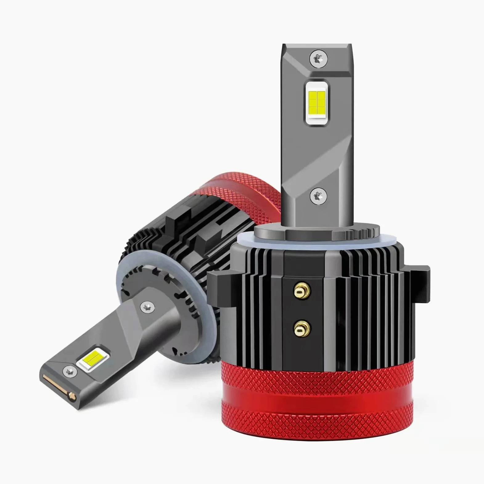 Bombillas LED H7 Para Faros Delanteros, 4500 Lúmenes, Kit De Conversión De Faros LED 400% Más Brillantes, 6000 K, Instalación De 10 Minutos, Reemplazo De Halógeno, Paquete De 2