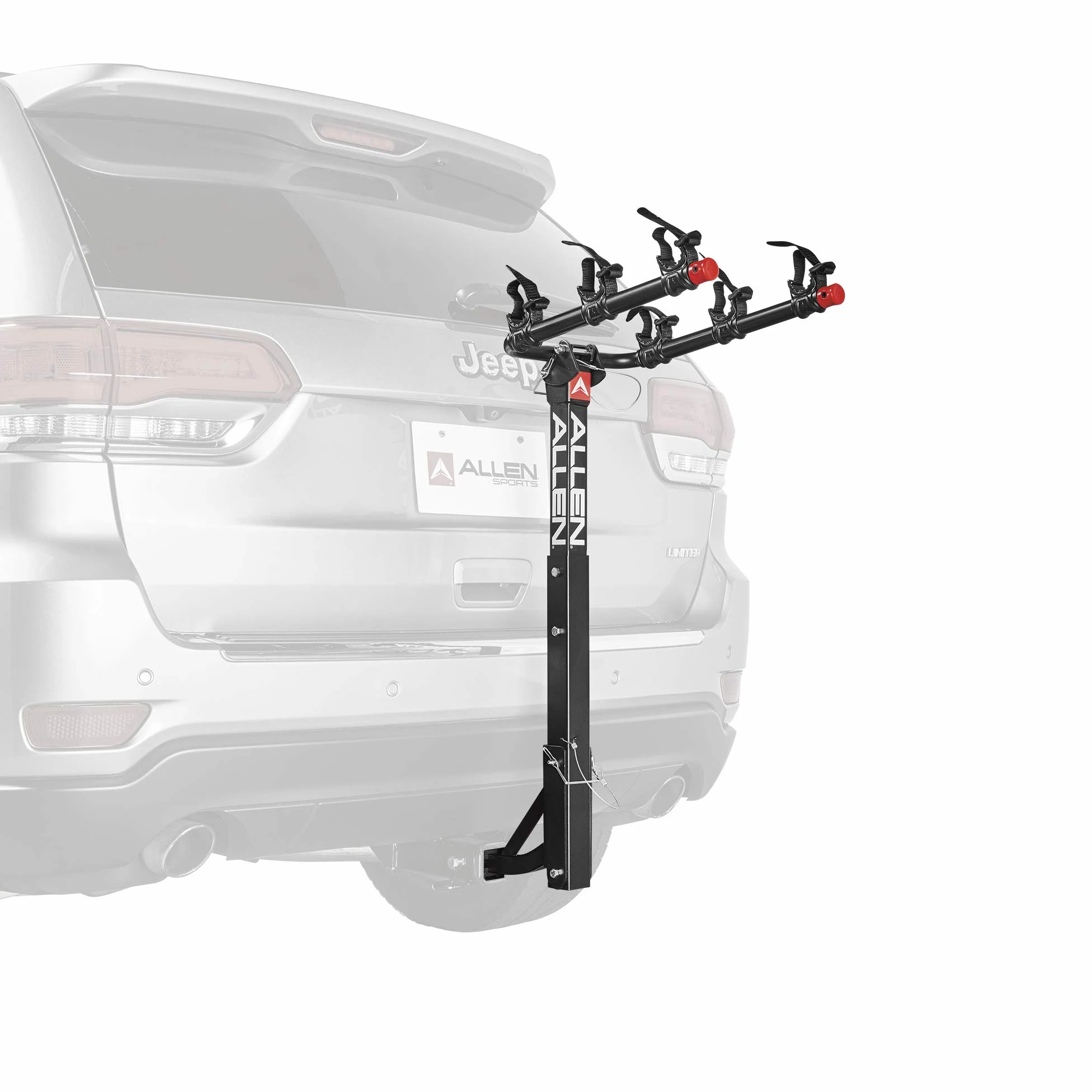 Allen Sports 3-Bike Hitch Mount Rack with 1.25/2-Inch Receiver