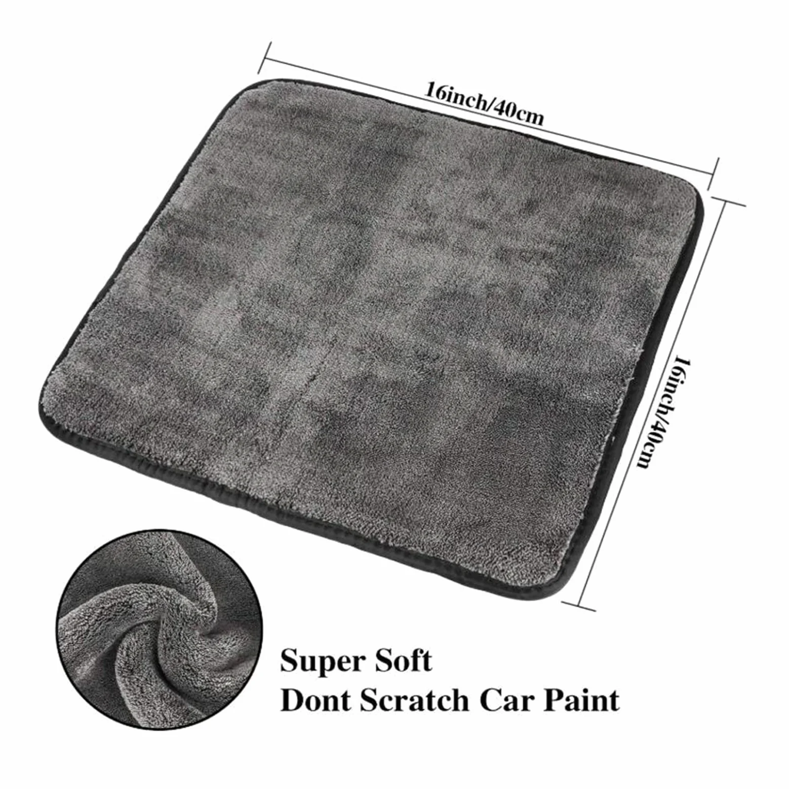 Paño para automóvil Toalla de lavado y secado Limpieza de automóviles para herramientas Suministros Accesorios de ropa Detalles Microfibra Productos para el cuidado del automóvil Limpieza interior u