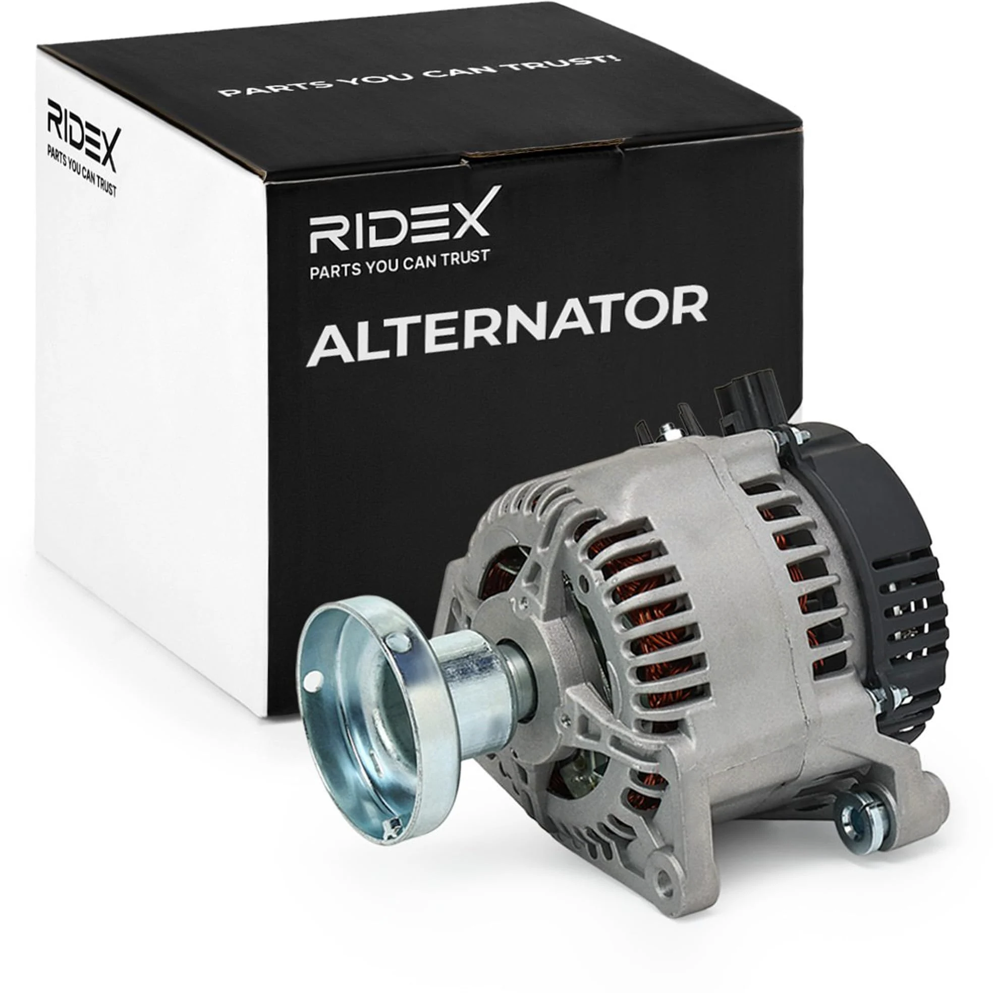 RIDEX 4G0454 Alternador con regulador incorporado Compatible con FORD Focus Mk1 Hatchback DAW, DBW