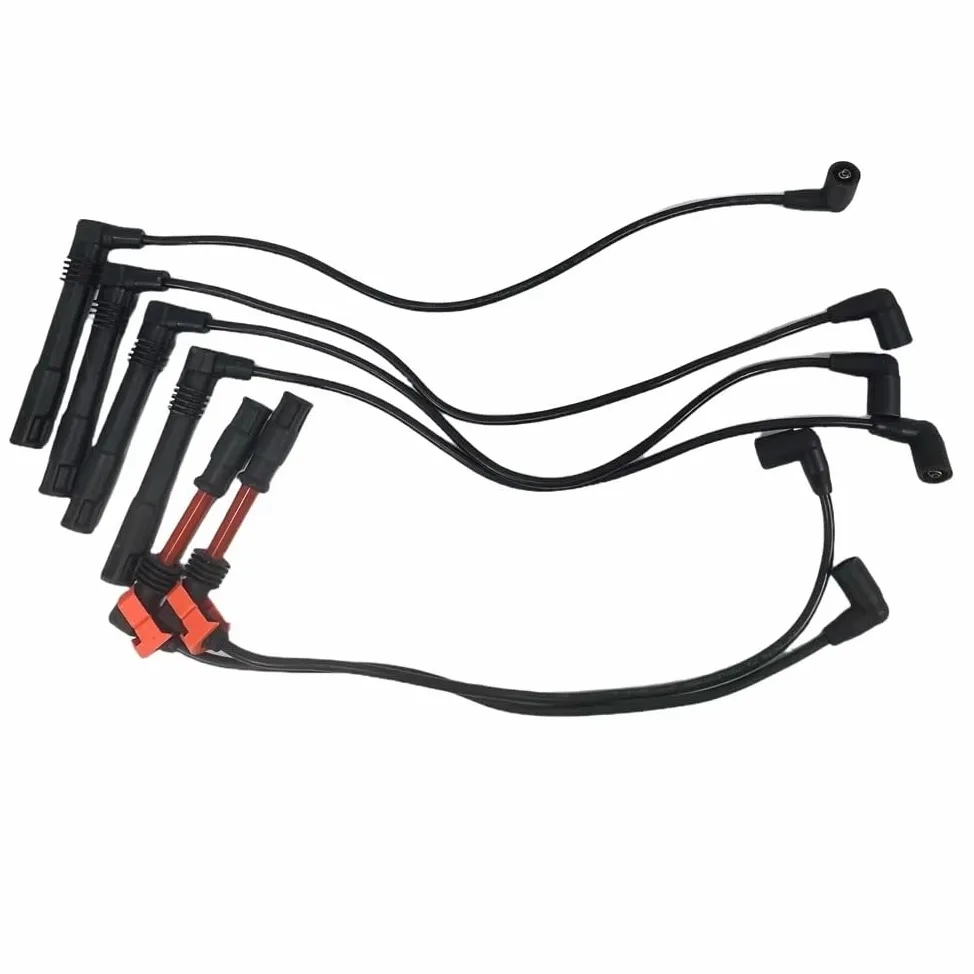 Cables de bujía para A6 C5 4Y8 2.4L 2.8L 1999 2000 2001 2002 2003 2004 2005 2006 078-905-113 078905113 Kit de Cables de Encendido Juego de Cables de bujía