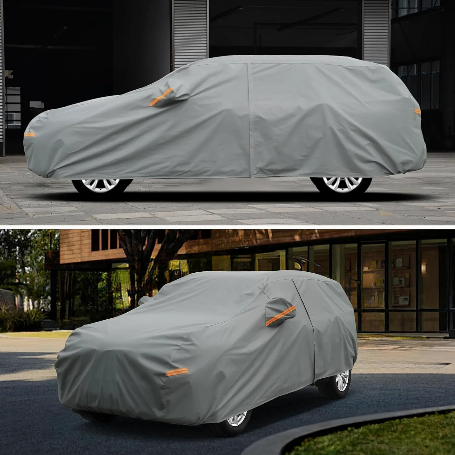 Kayme Funda Coche Resistente, Cubre Coches Compatibles con Volvo V70(1996-2016), Exterior Impermeable Transpirable Anti-UV Antipolvo de 6 Capas, Cubierta para Coche.