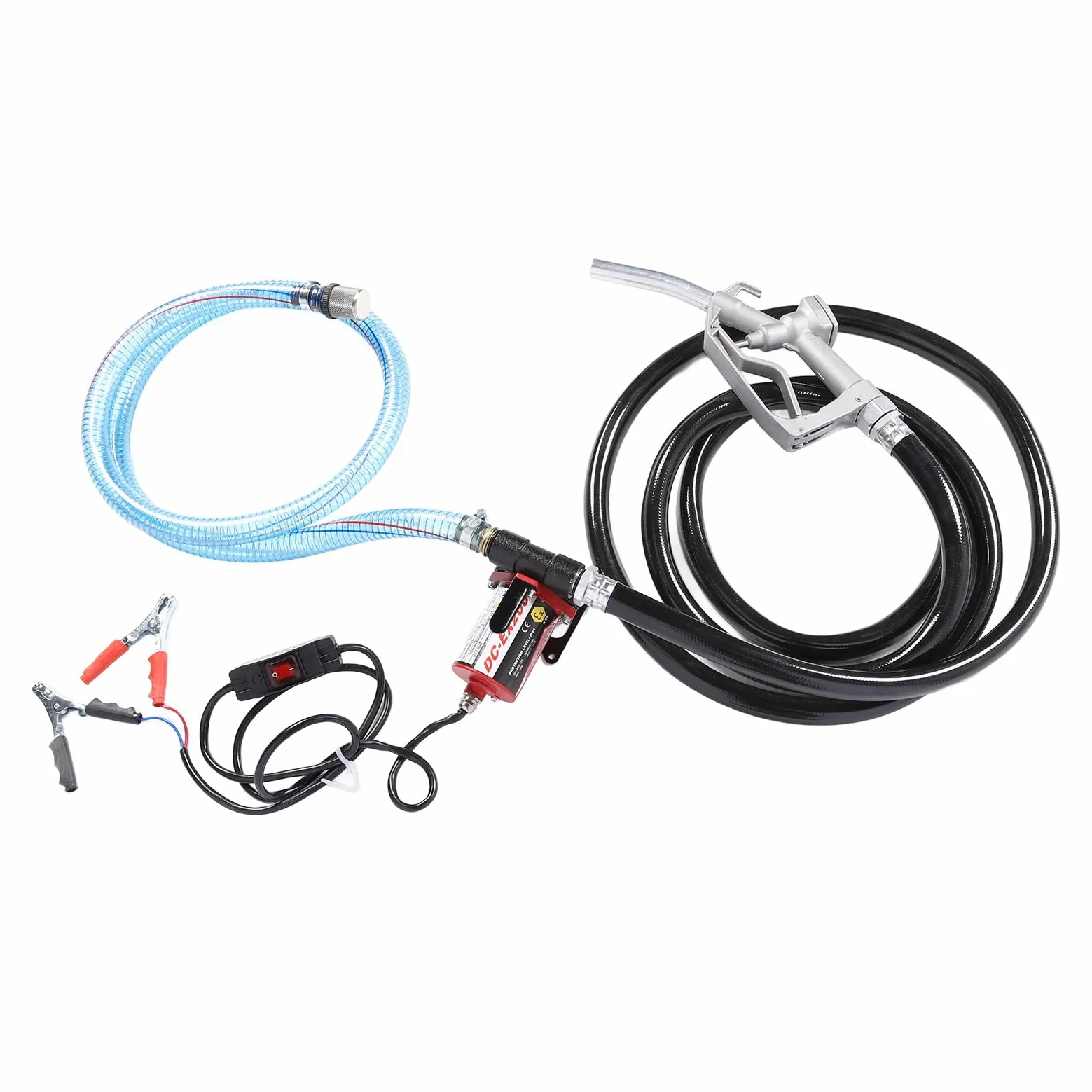 Bomba de Aceite de Auto Cebado, Bomba de Aceite Eléctrica de 12 V con Interruptor, Bomba de Transferencia de Auto Cebado, Bomba de Aceite Eficiente Compacta con Interruptor,
