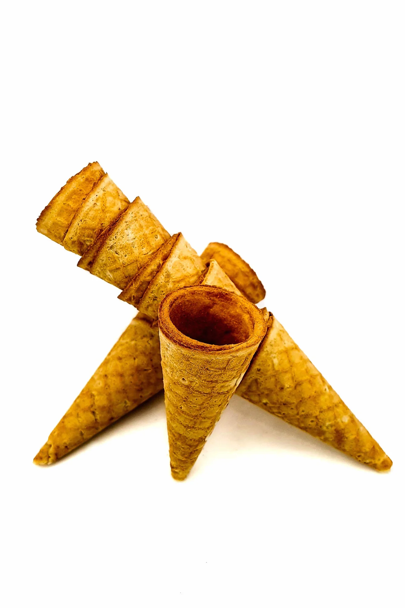 Cucuruchos de helado Cuernecito chiquito 60xØ27mm 594 piezas